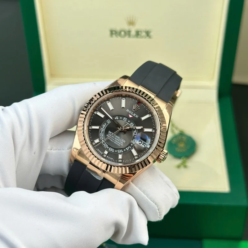 Superclone Rolex Sky-Dweller 42 mm Slate Dial 336235