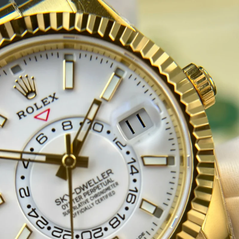 Superclone Rolex Sky-Dweller 42 mm Intense white Dial 336238