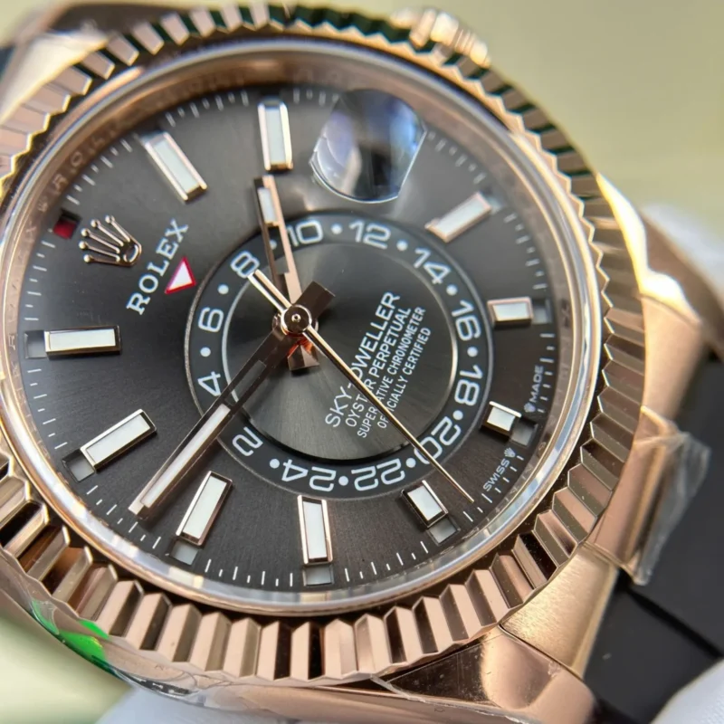 Superclone Rolex Sky-Dweller 42 mm Slate Dial 336235