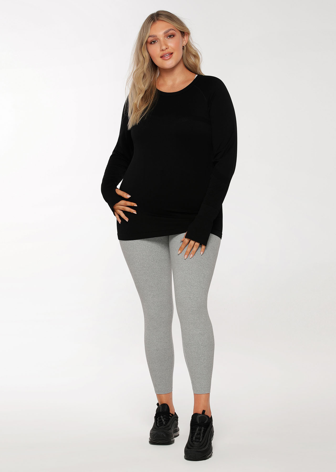Lorna Jane Perform Seamless Long Sleeve Top