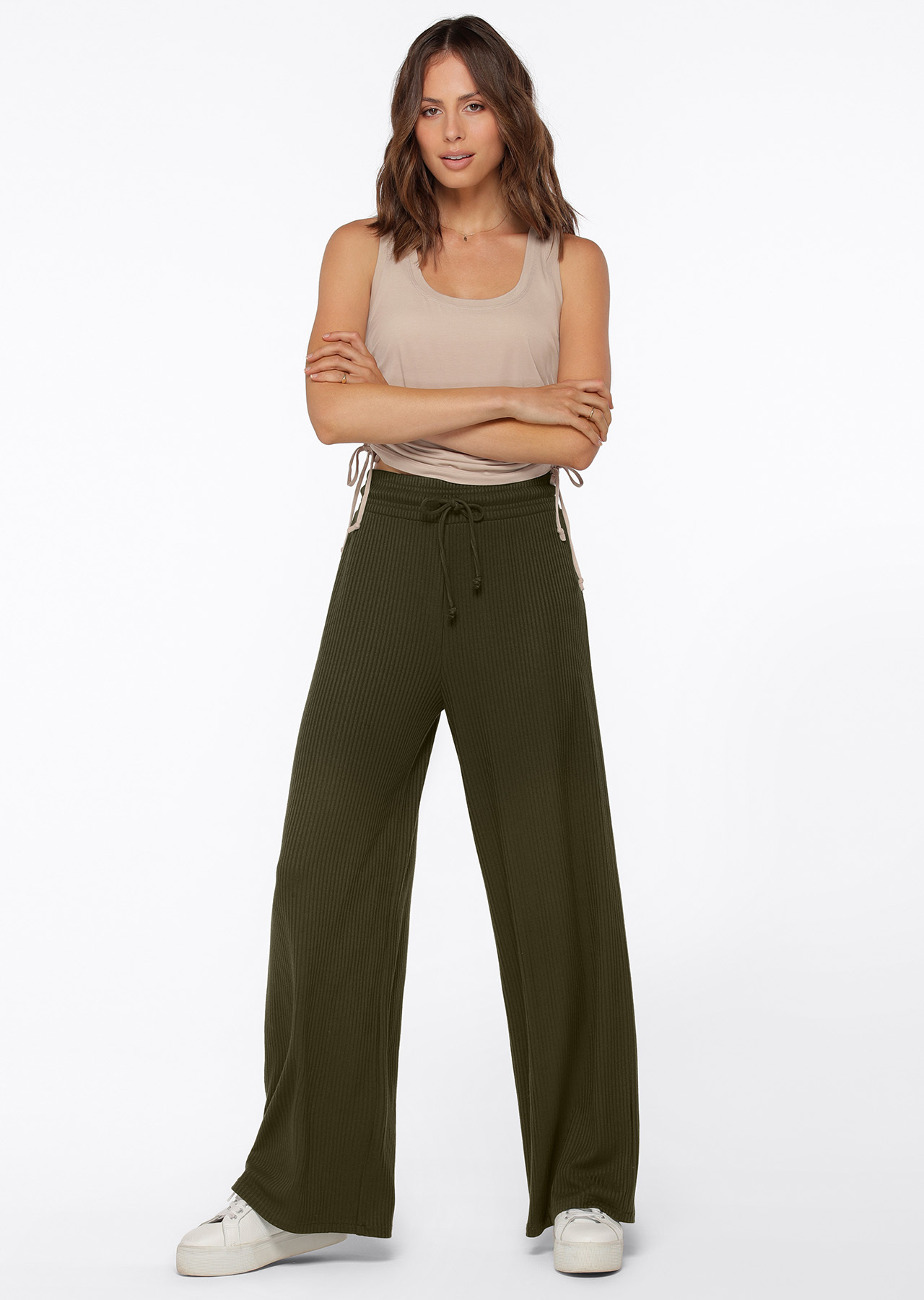 Lorna Jane Rest And Relax Rib Full Length Pant