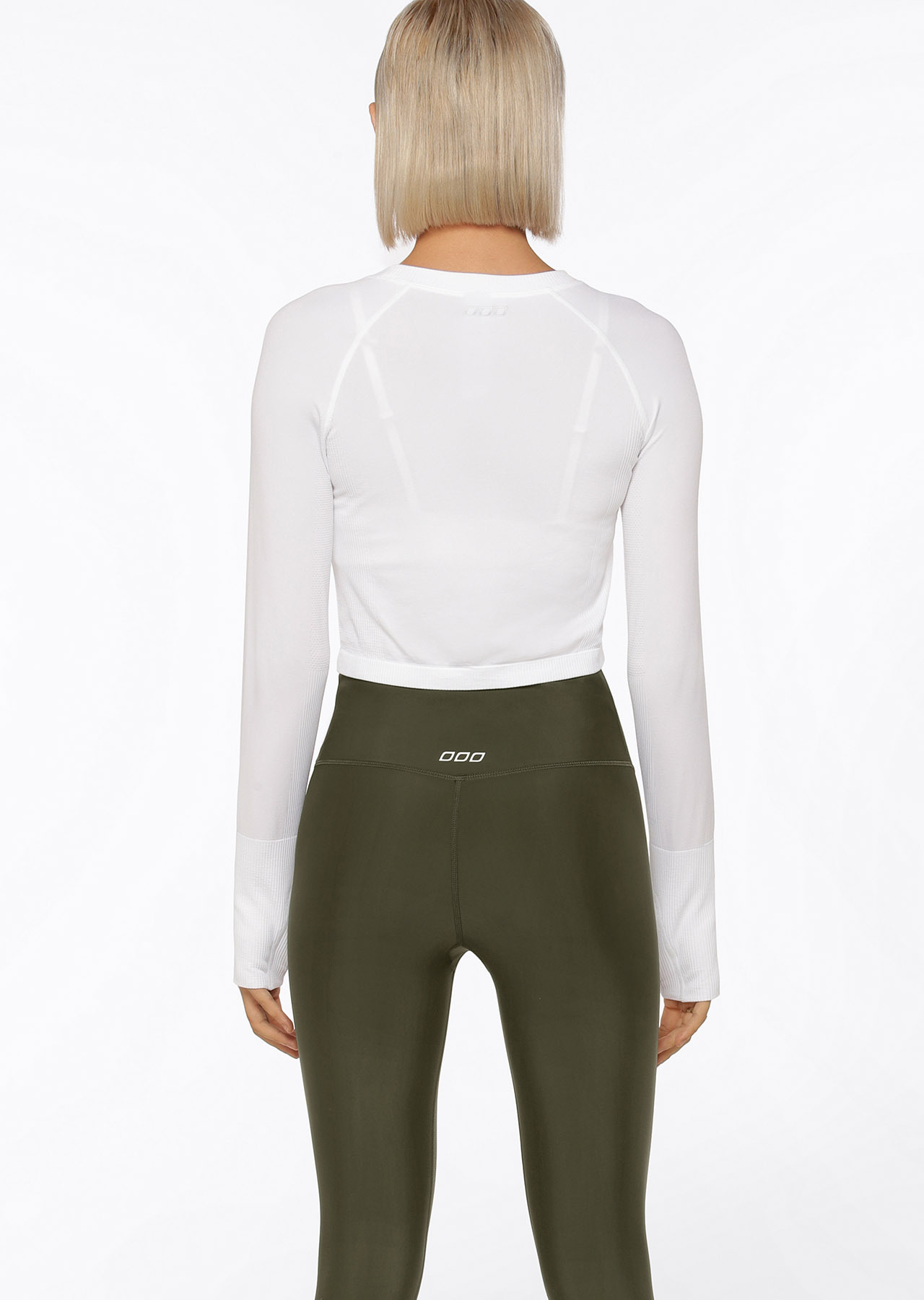 Lorna Jane Dynamic Seamless Cropped Long Sleeve Top