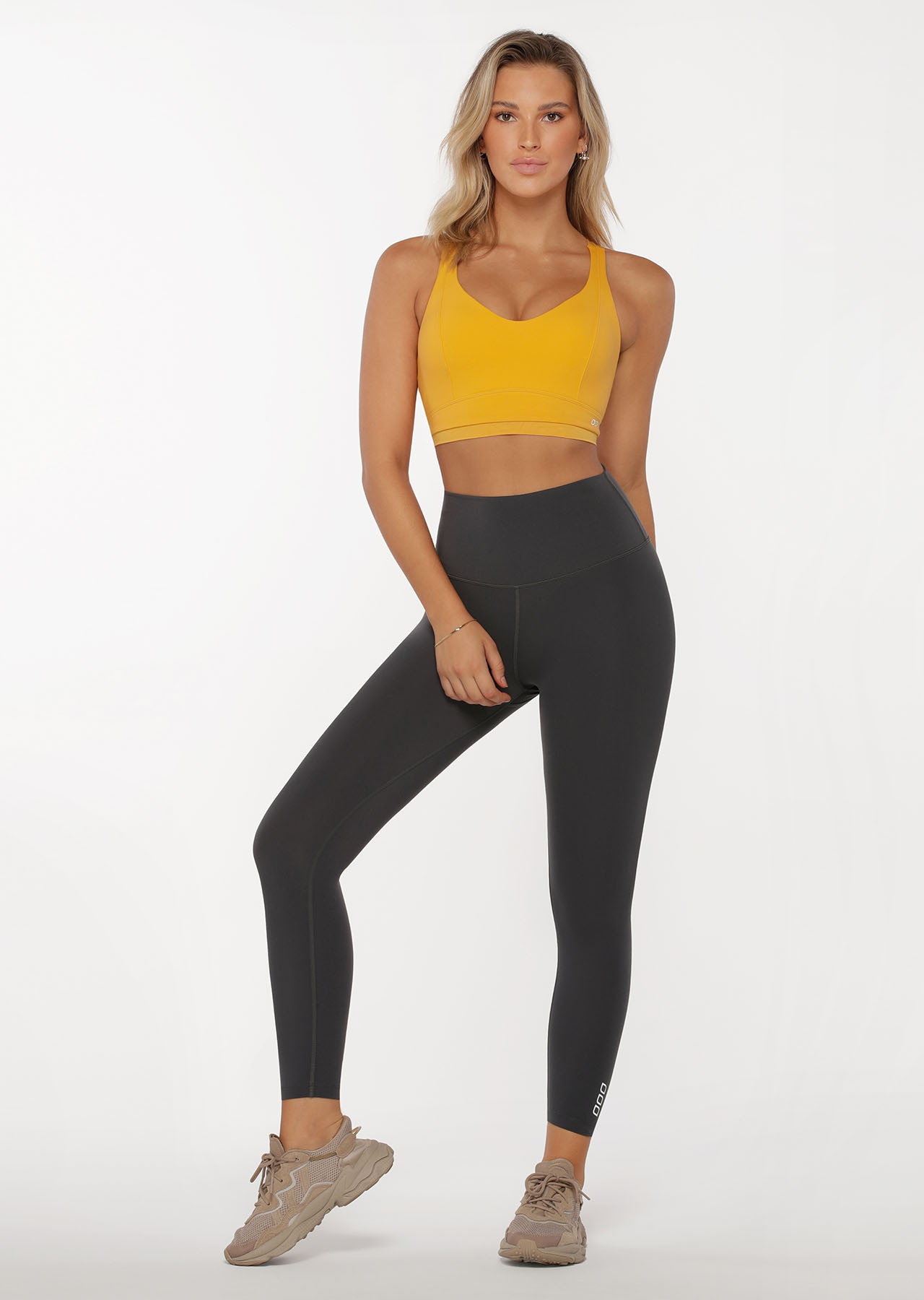 Lorna Jane Hi-Fold Lotus Ankle Biter Leggings