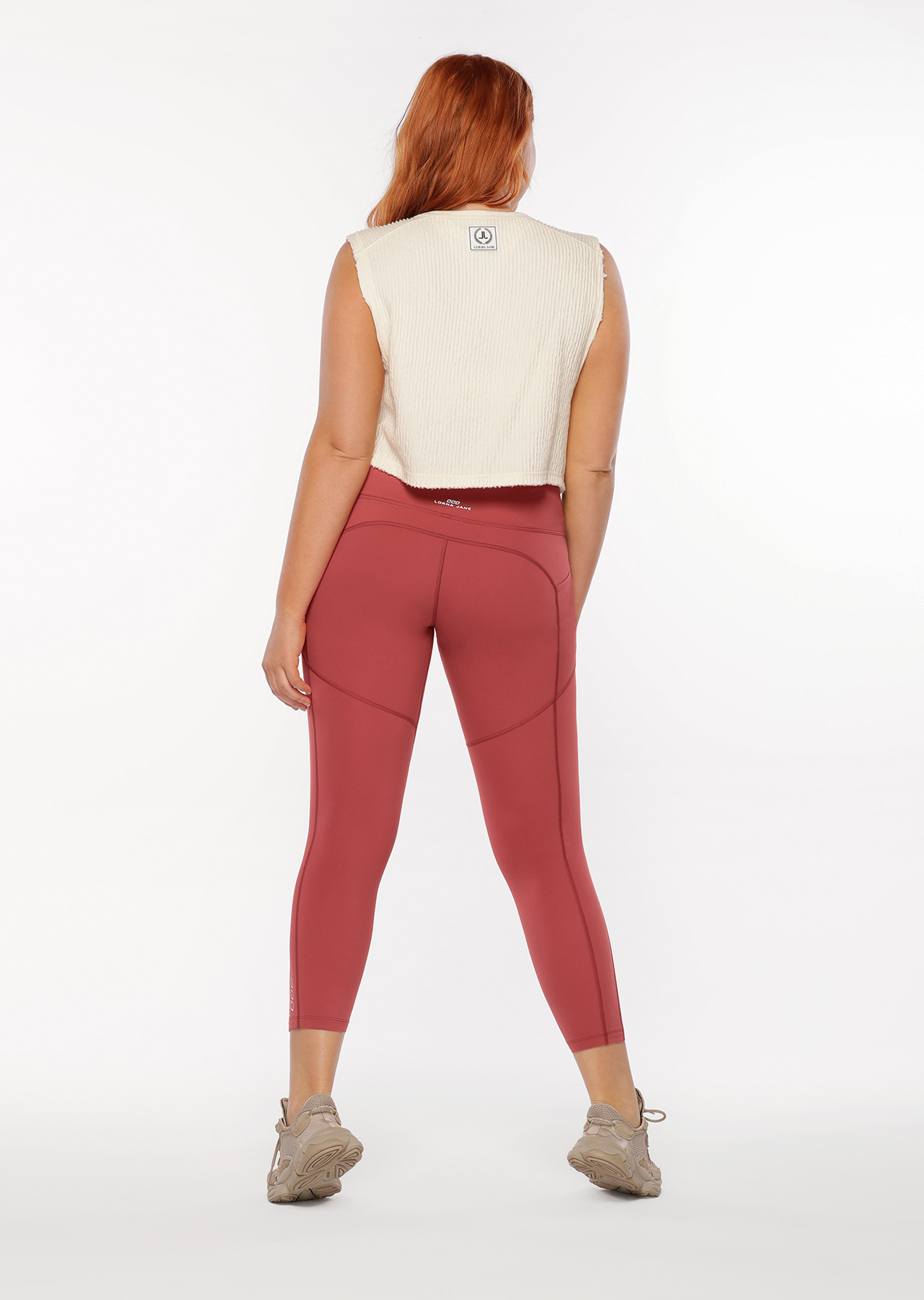 Lorna Jane Luxe Textured Cropped Tank