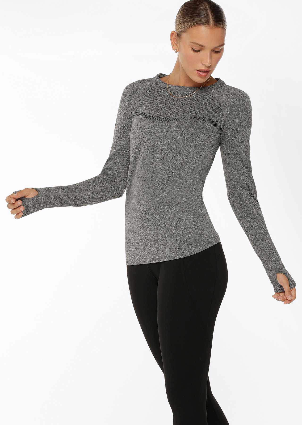 Lorna Jane Perform Seamless Long Sleeve Top