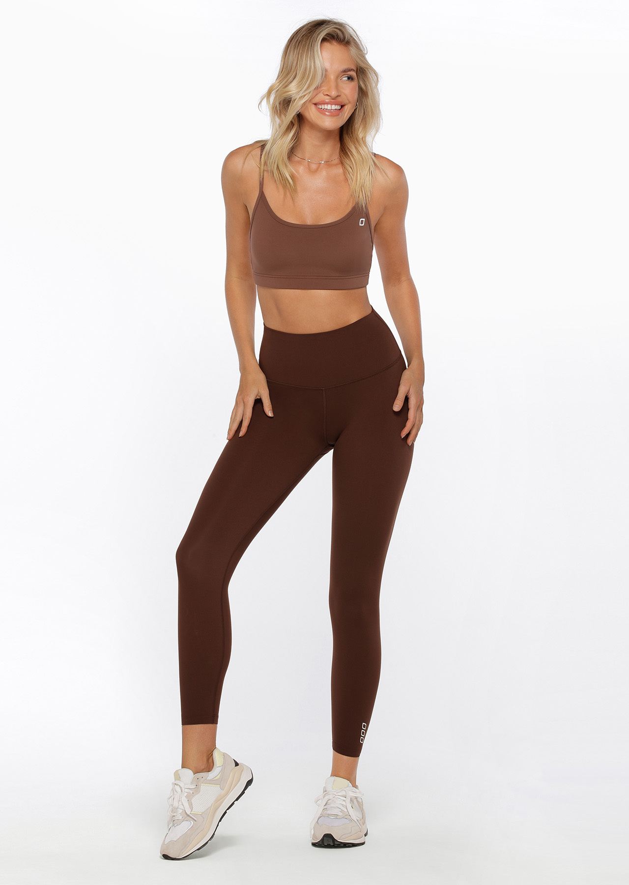 Lorna Jane Hi-Fold Lotus Ankle Biter Leggings