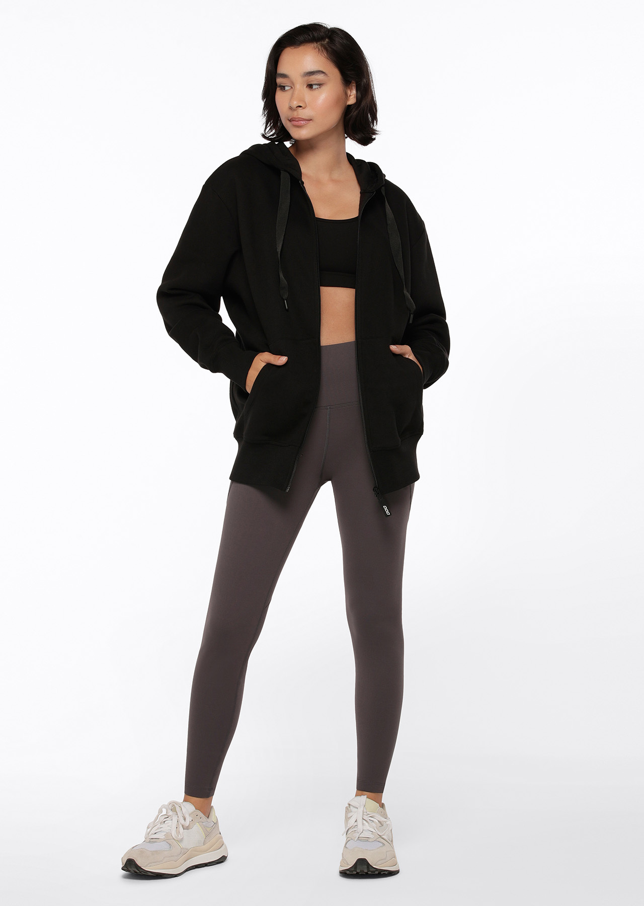 Lorna Jane Fleece Zip Thru Hoodie