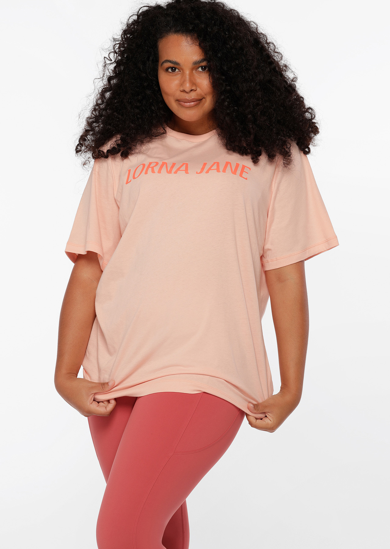 Lorna Jane Peachy Active Oversized Tee