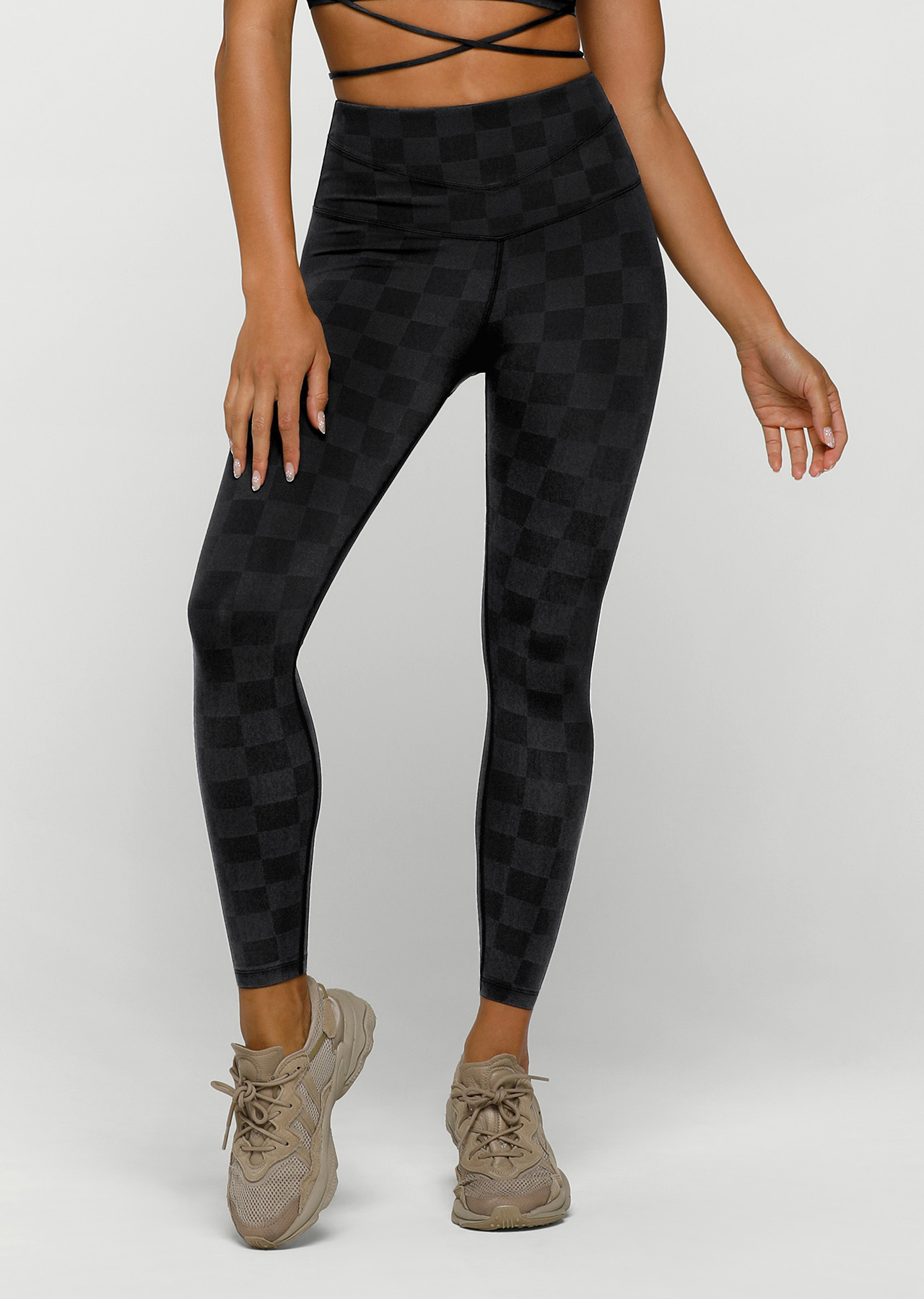Lorna Jane Checkerboard Ankle Biter Leggings