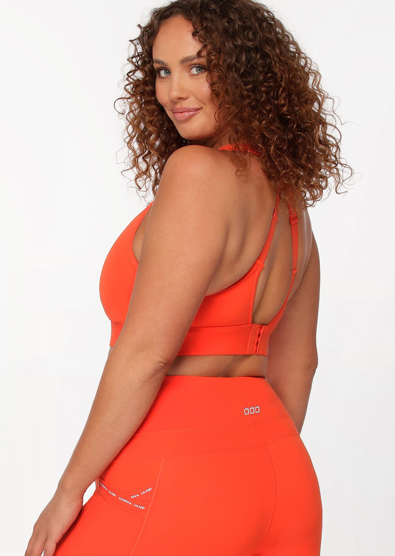 Lorna Jane Scrunch Front Compress Sports Bra