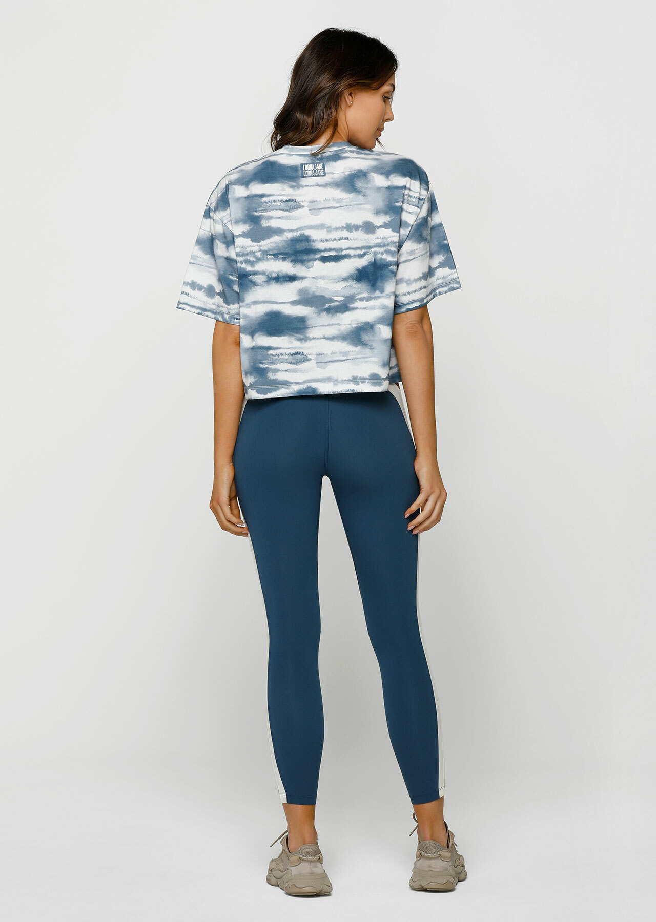 Lorna Jane Tie Dye Cropped Tee