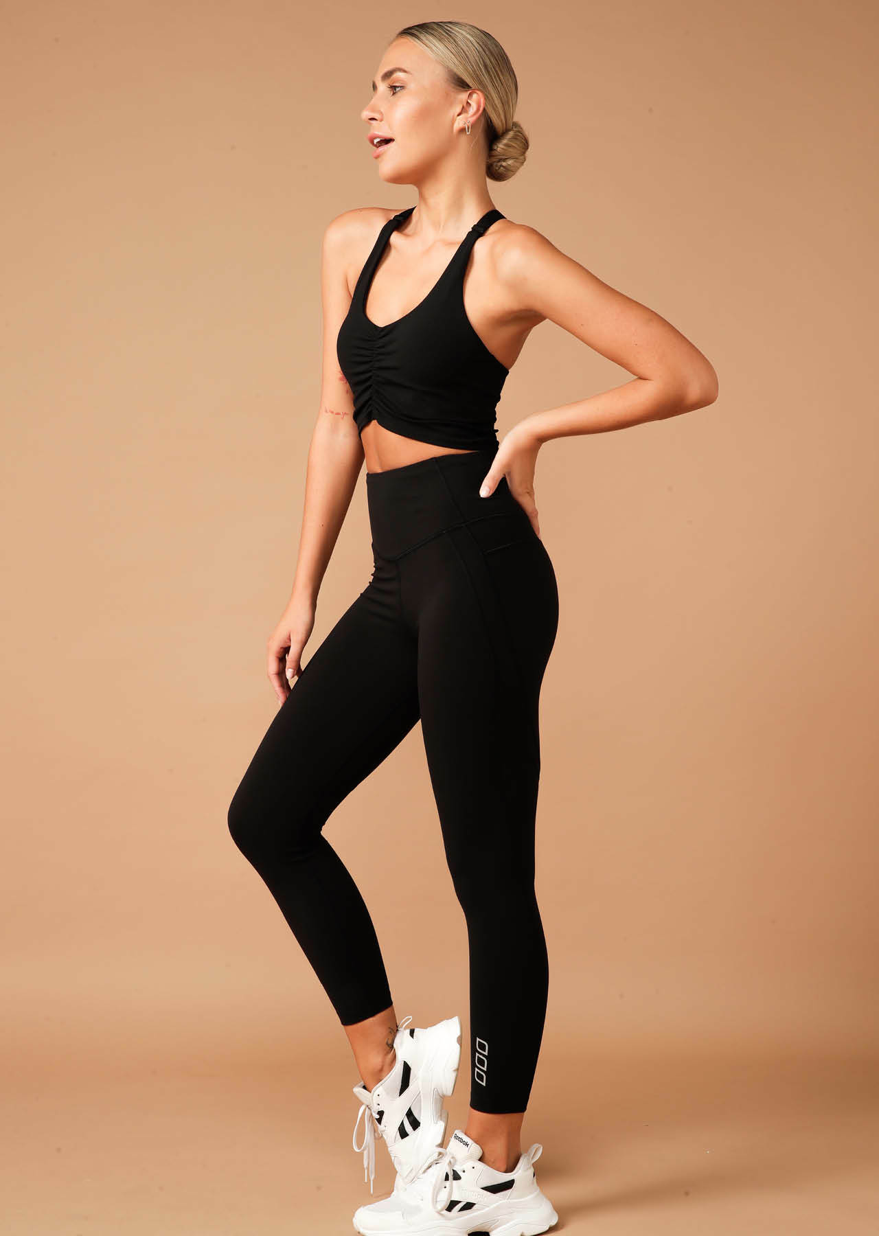 Lorna Jane Sleek Ruched Long Line Bra