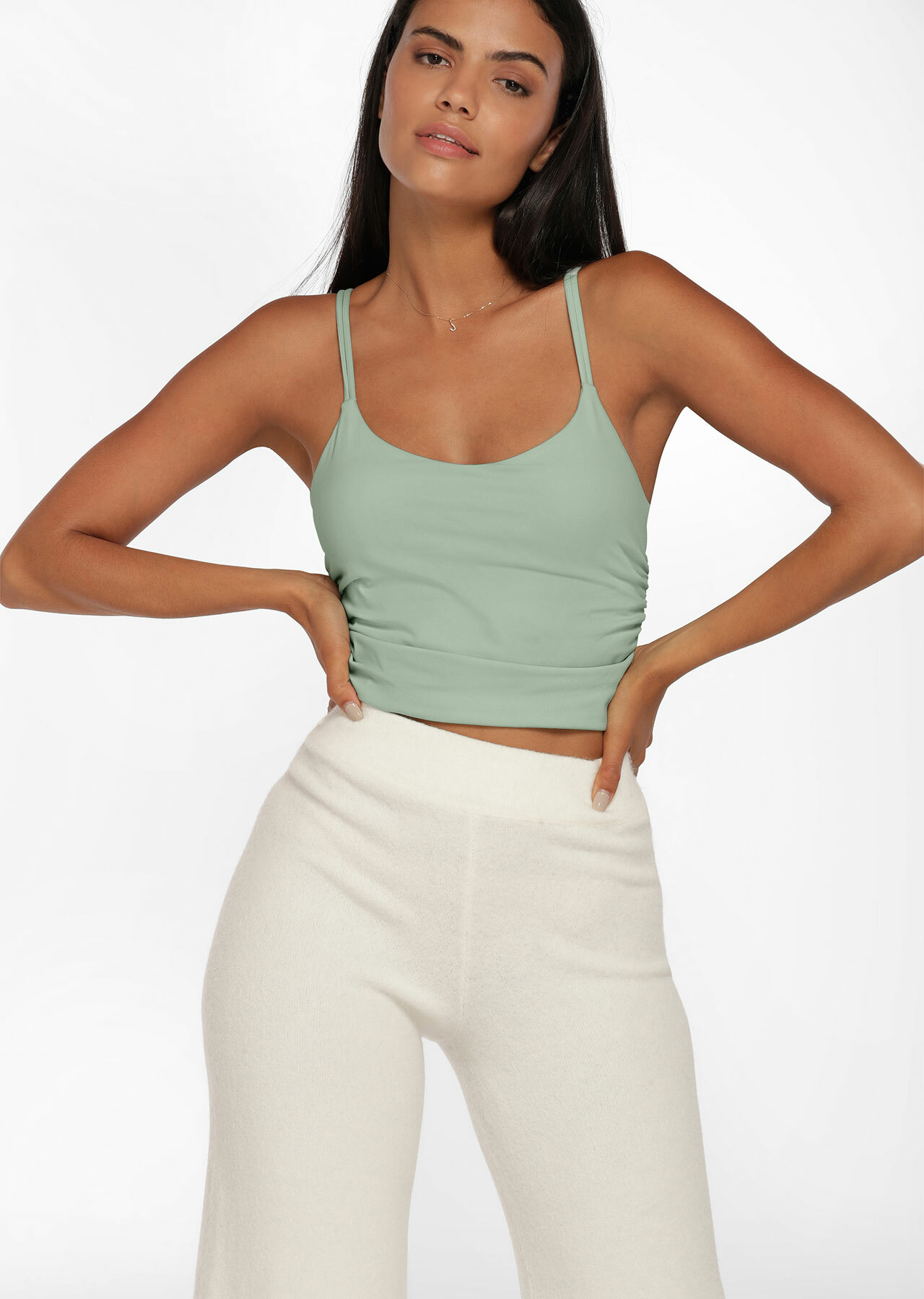 Lorna Jane Gathered Tank Bra Combo