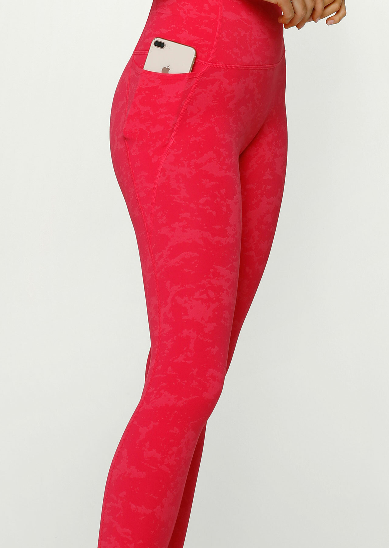 Lorna Jane Hi-Fold No Ride Ankle Biter Leggings