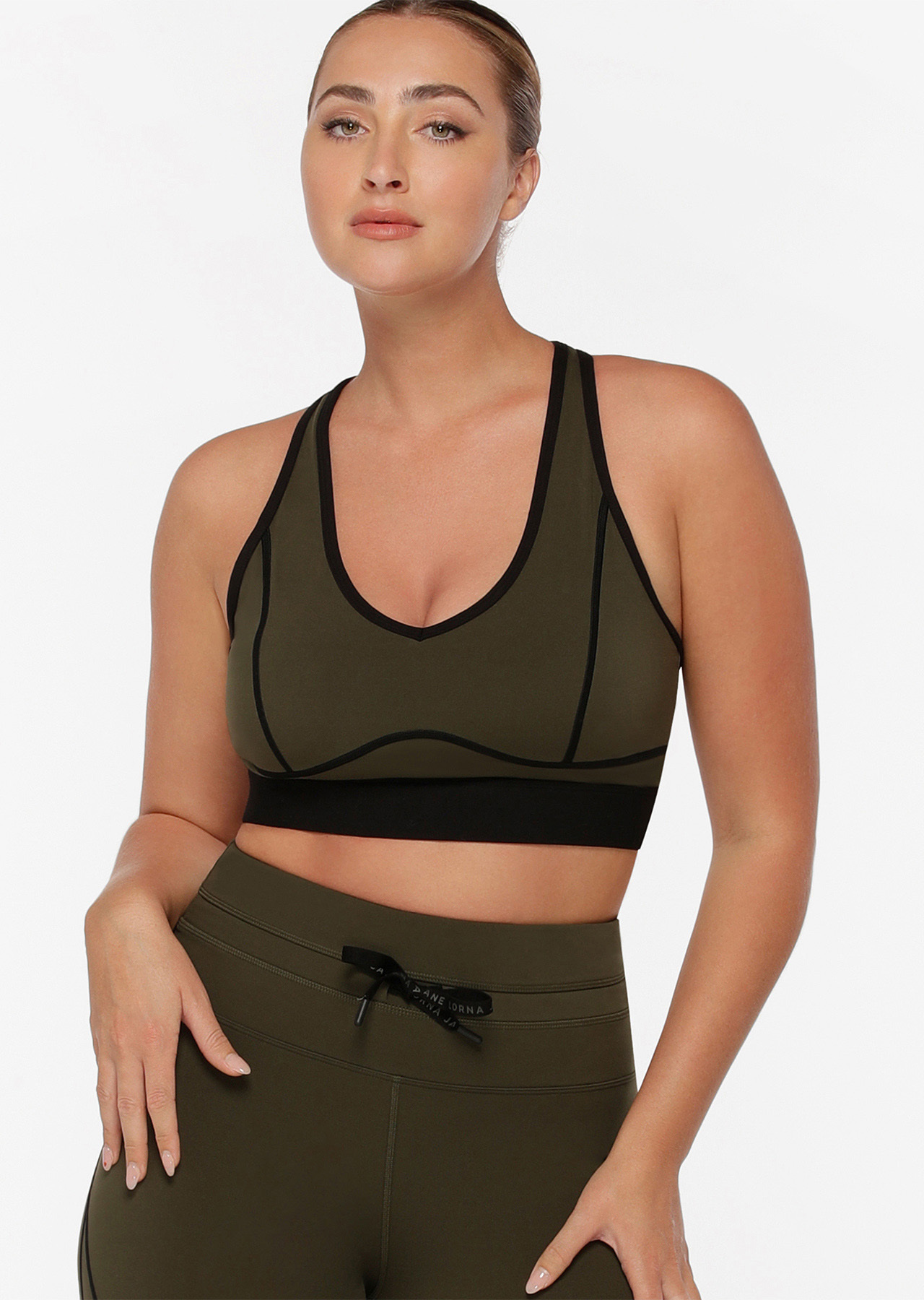 Lorna Jane Contrast Racer Sports Bra