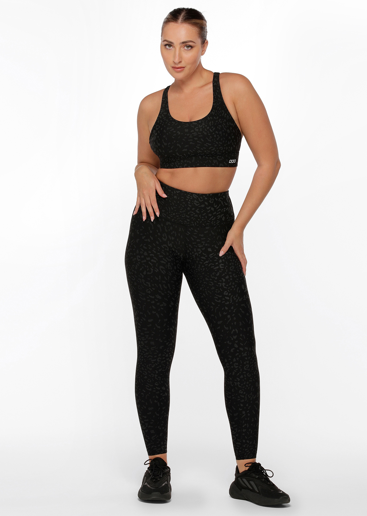 Lorna Jane Reflective Night Cat Full Length Leggings