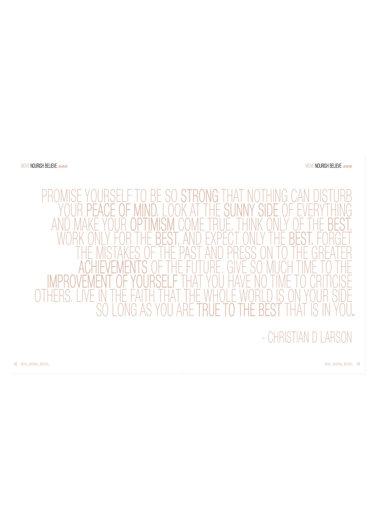 Lorna Jane Move Nourish Believe Paperback