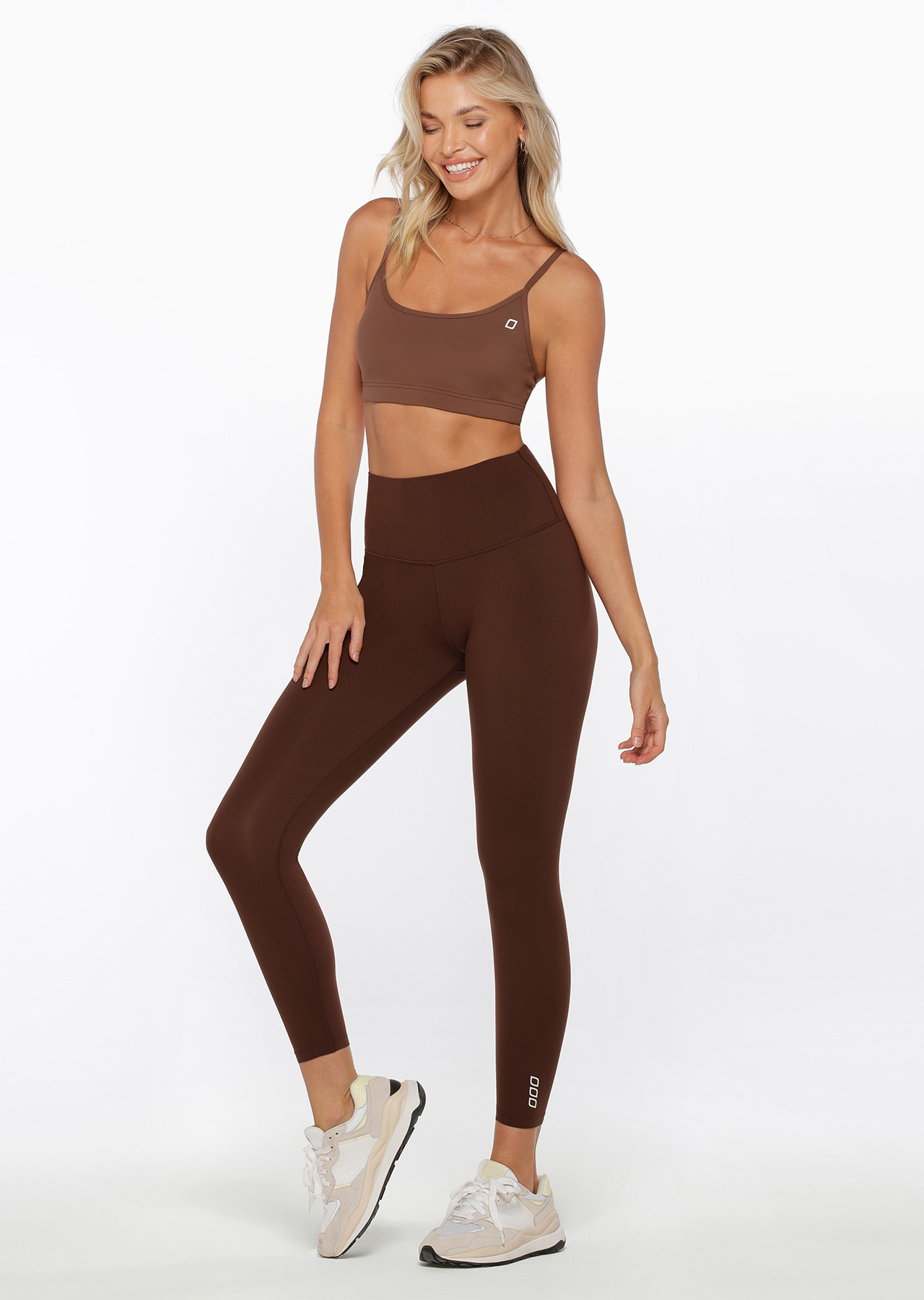Lorna Jane Hi-Fold Lotus Ankle Biter Leggings