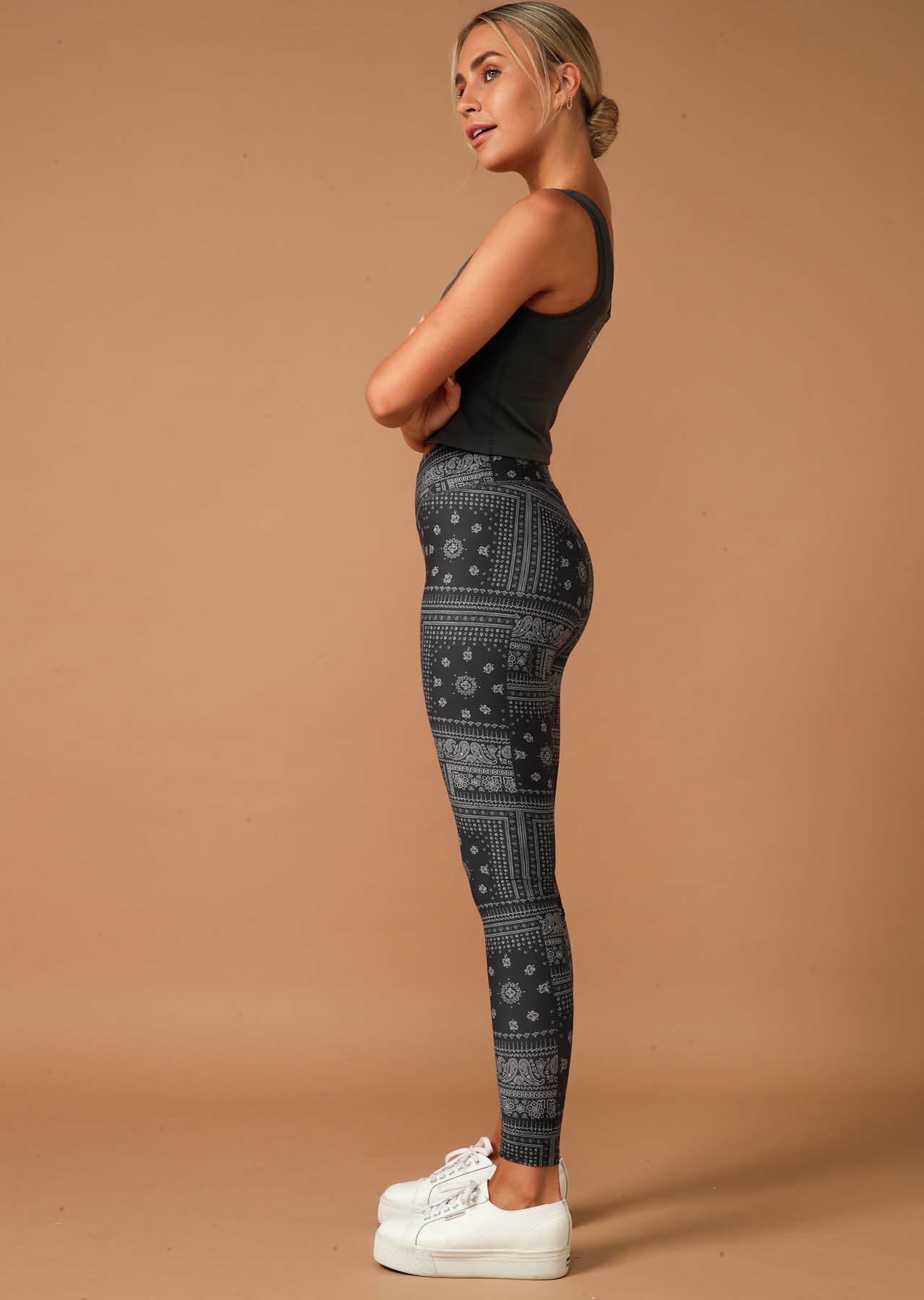 Lorna Jane Bandana Paisley Full Length Leggings