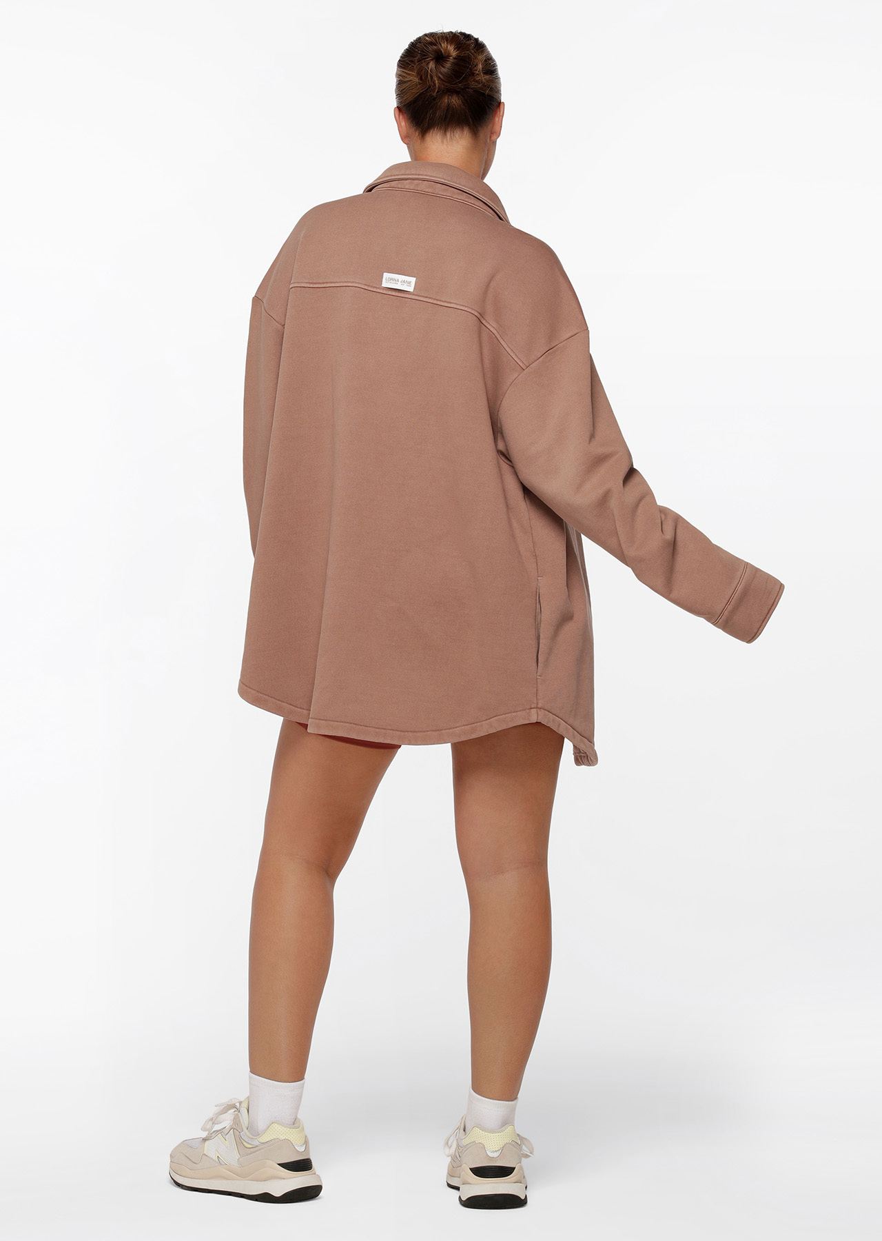 Lorna Jane Washed Fleece Shacket