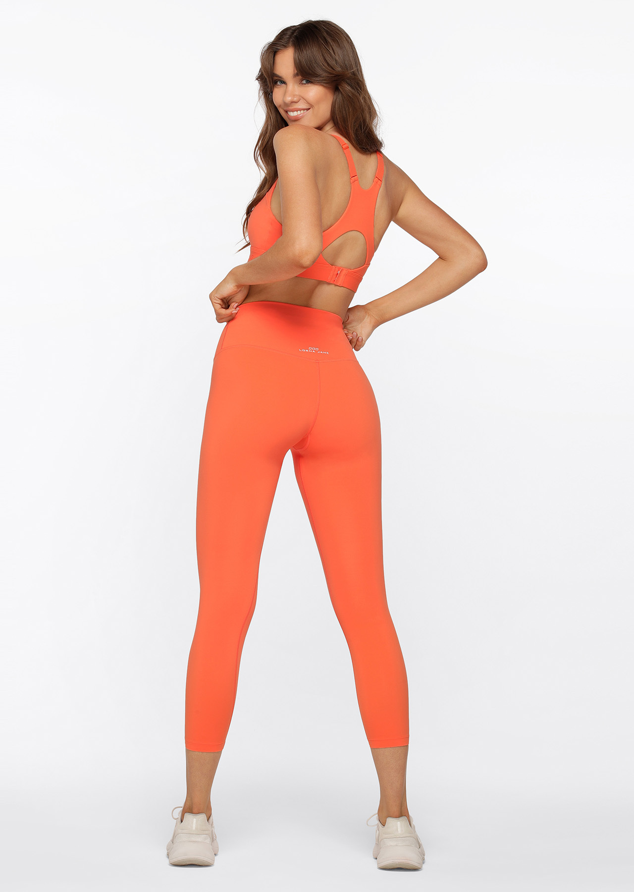 Lorna Jane Hi-Fold Lotus Ankle Biter Leggings