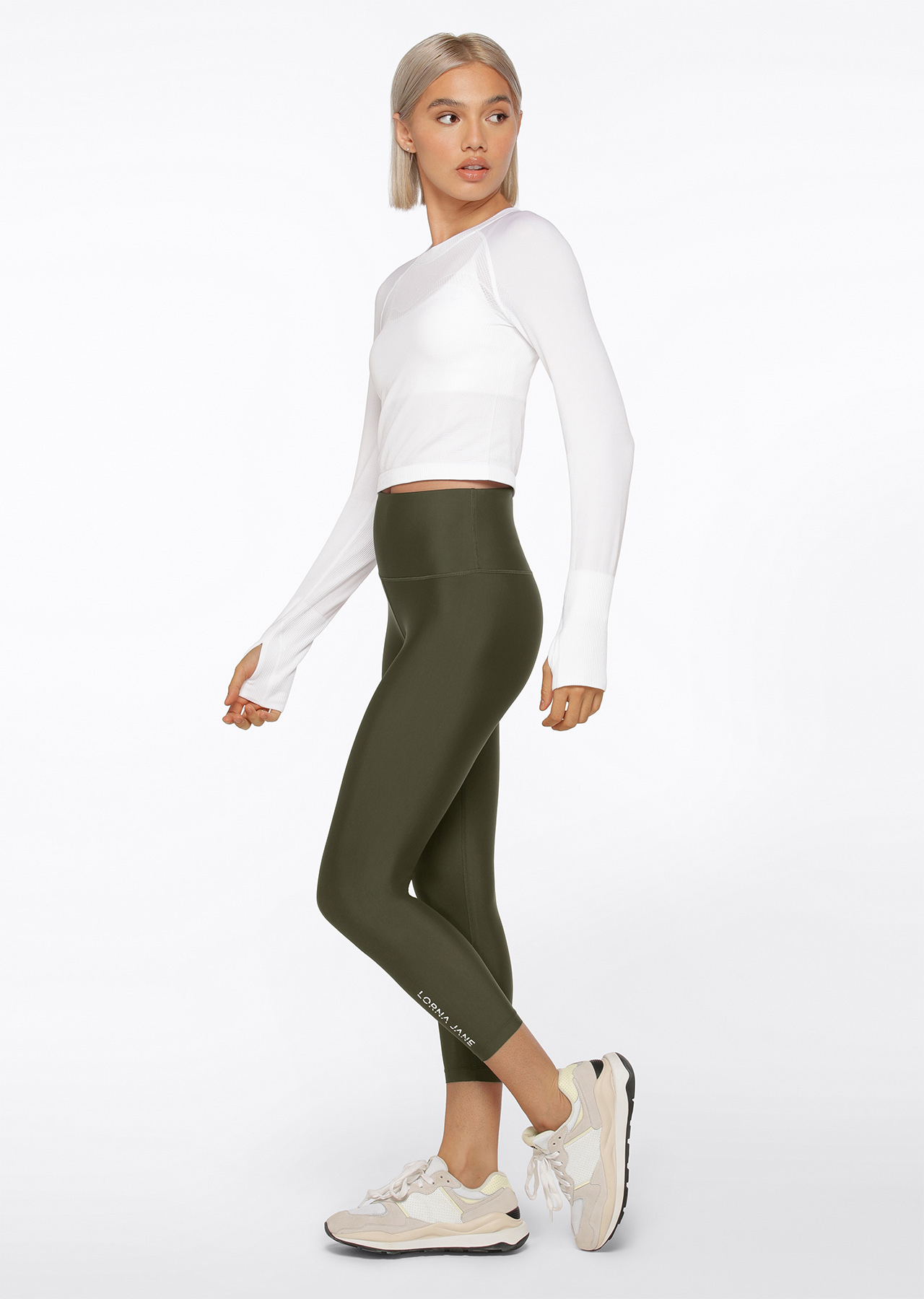 Lorna Jane Cool Touch Lotus Ankle Biter Leggings