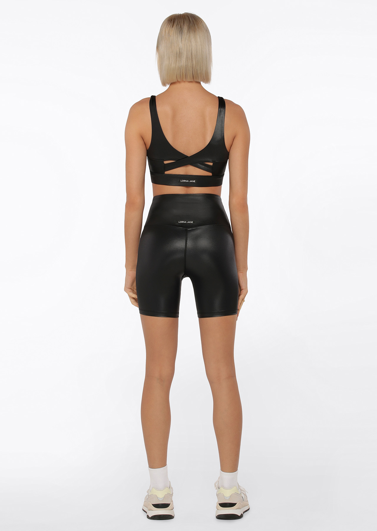Lorna Jane Wet Look Bike Short