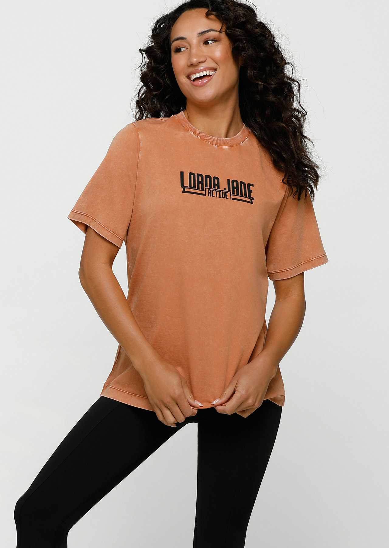 Lorna Jane Moto Washed Tee