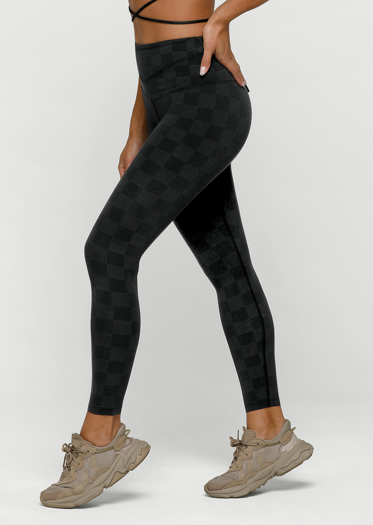 Lorna Jane Checkerboard Ankle Biter Leggings