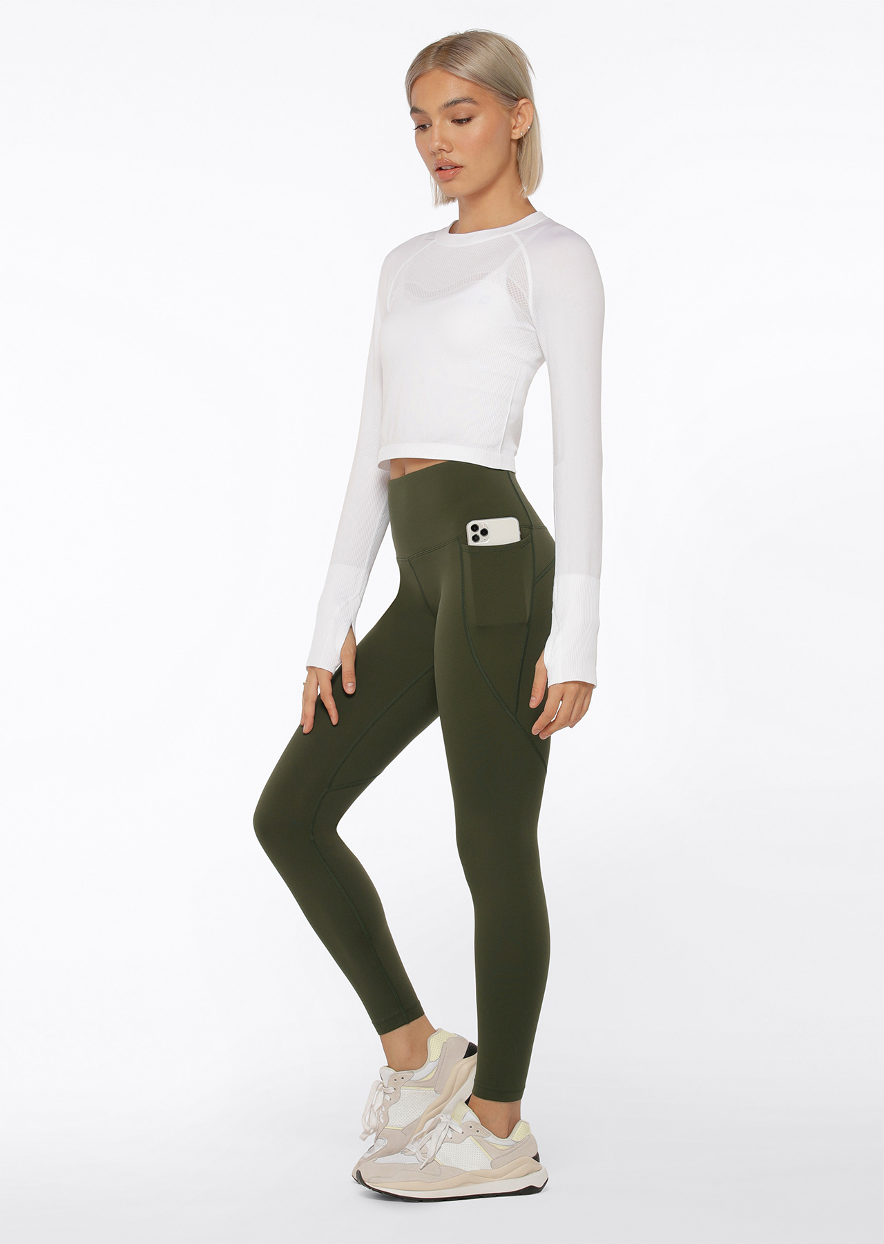 Lorna Jane Amy Winter Thermal Phone Pocket Tech Leggings