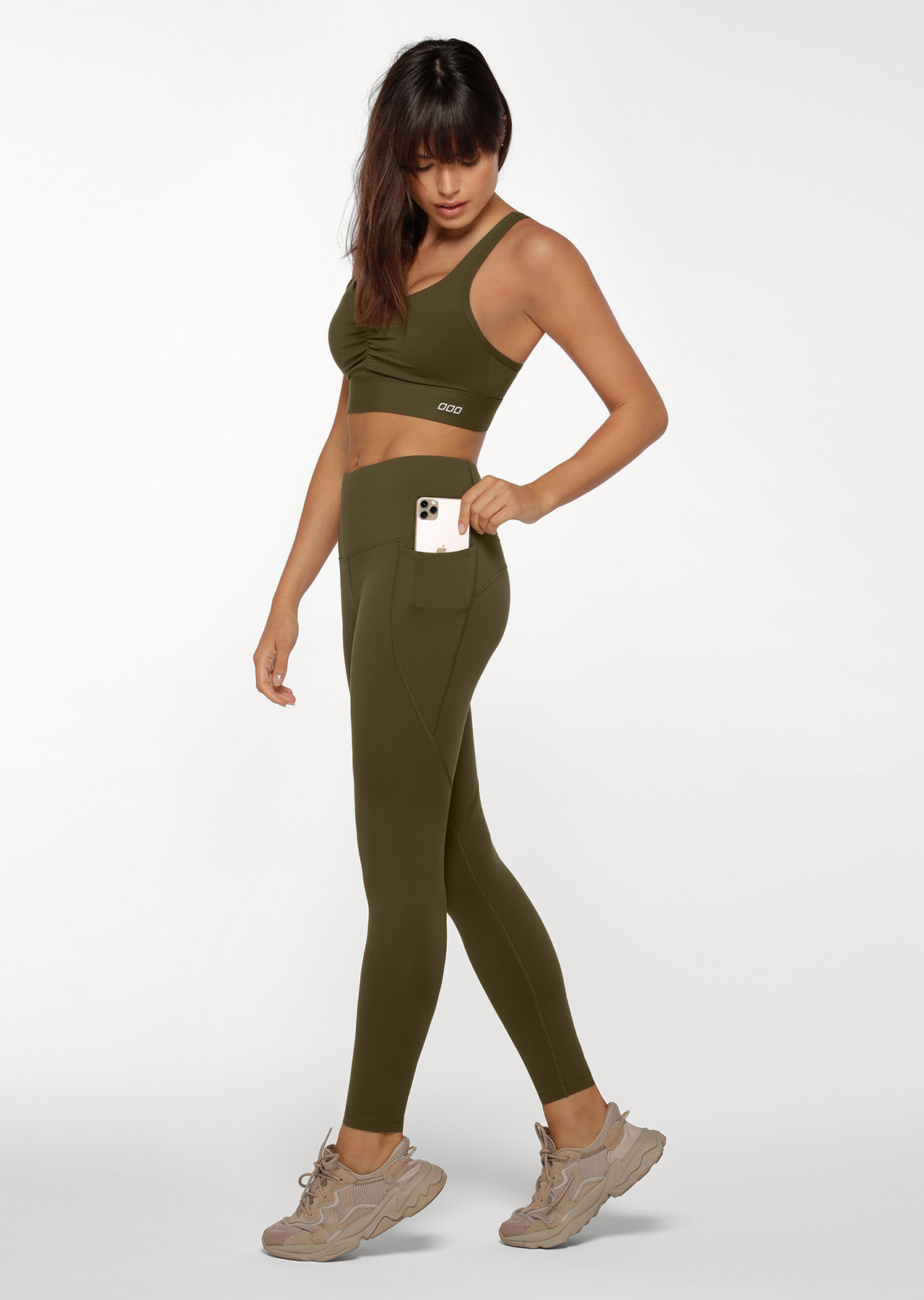 Lorna Jane Amy Thermal Phone Pocket Full Length Leggings