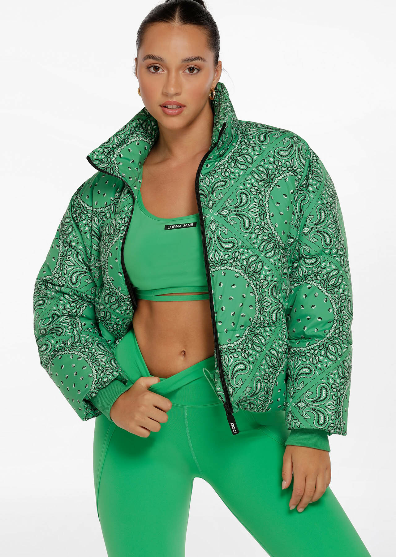 Lorna Jane Weightless Bandana Puffer Jacket