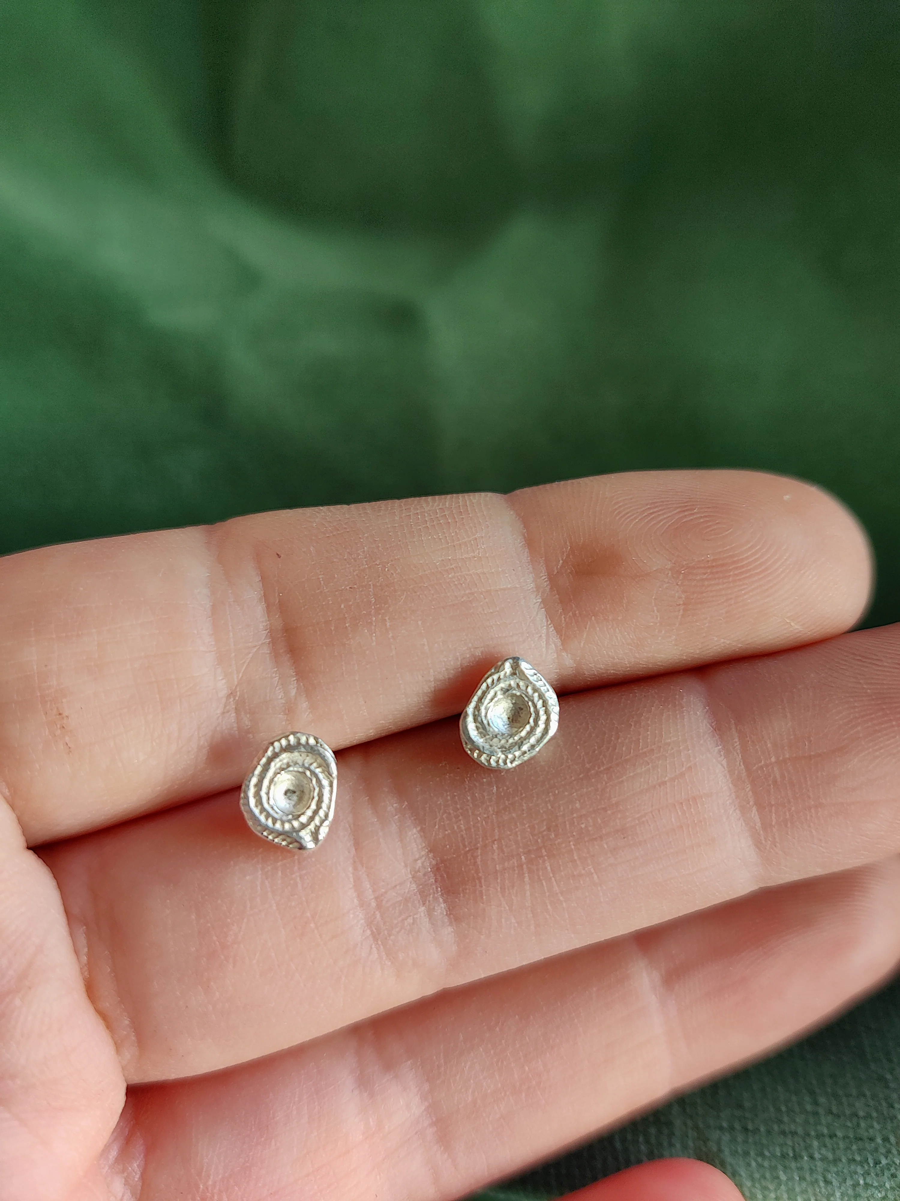 Oorbel in zilver - Bella circle