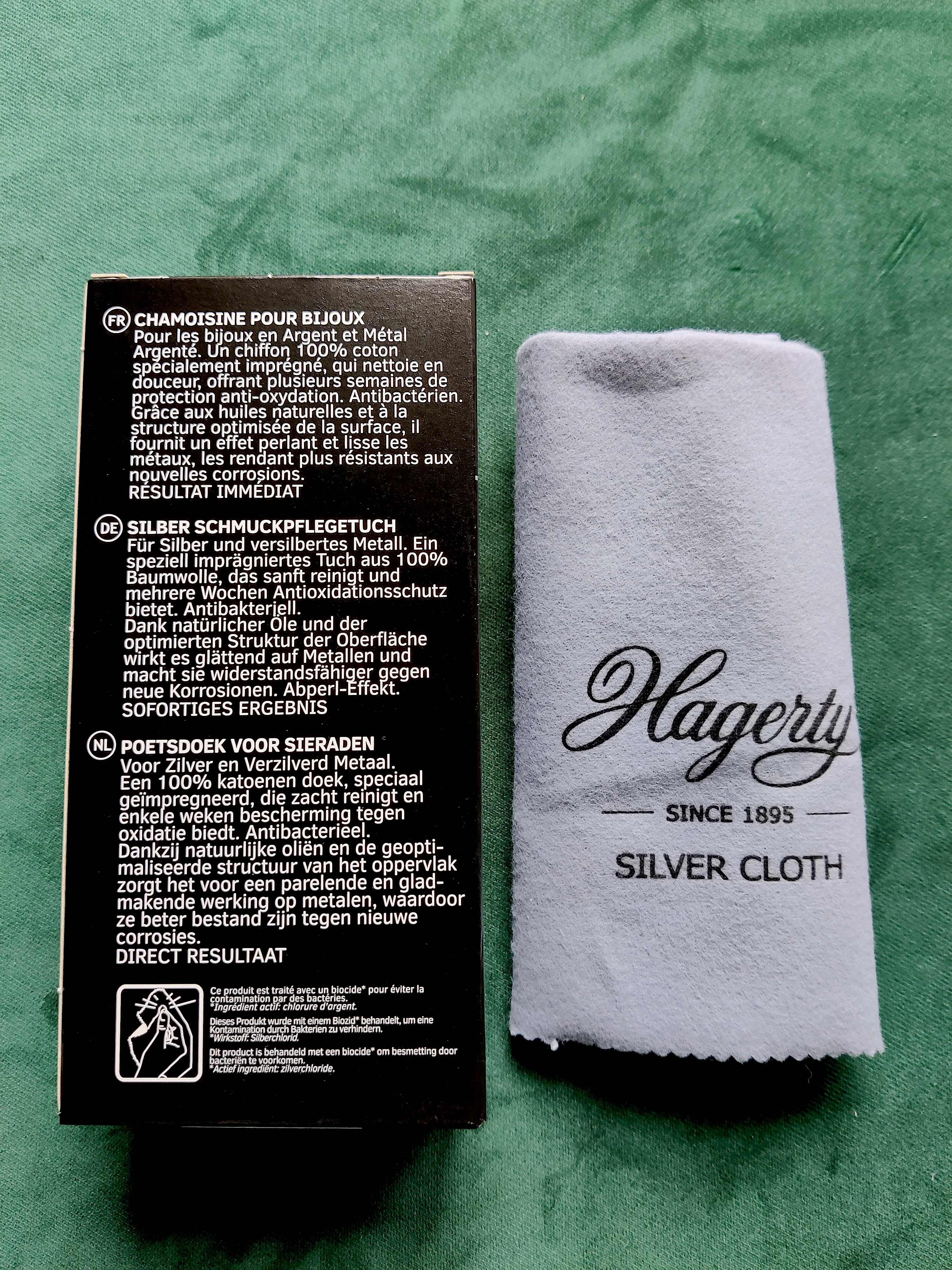 Poetsdoek voor zilveren juwelen