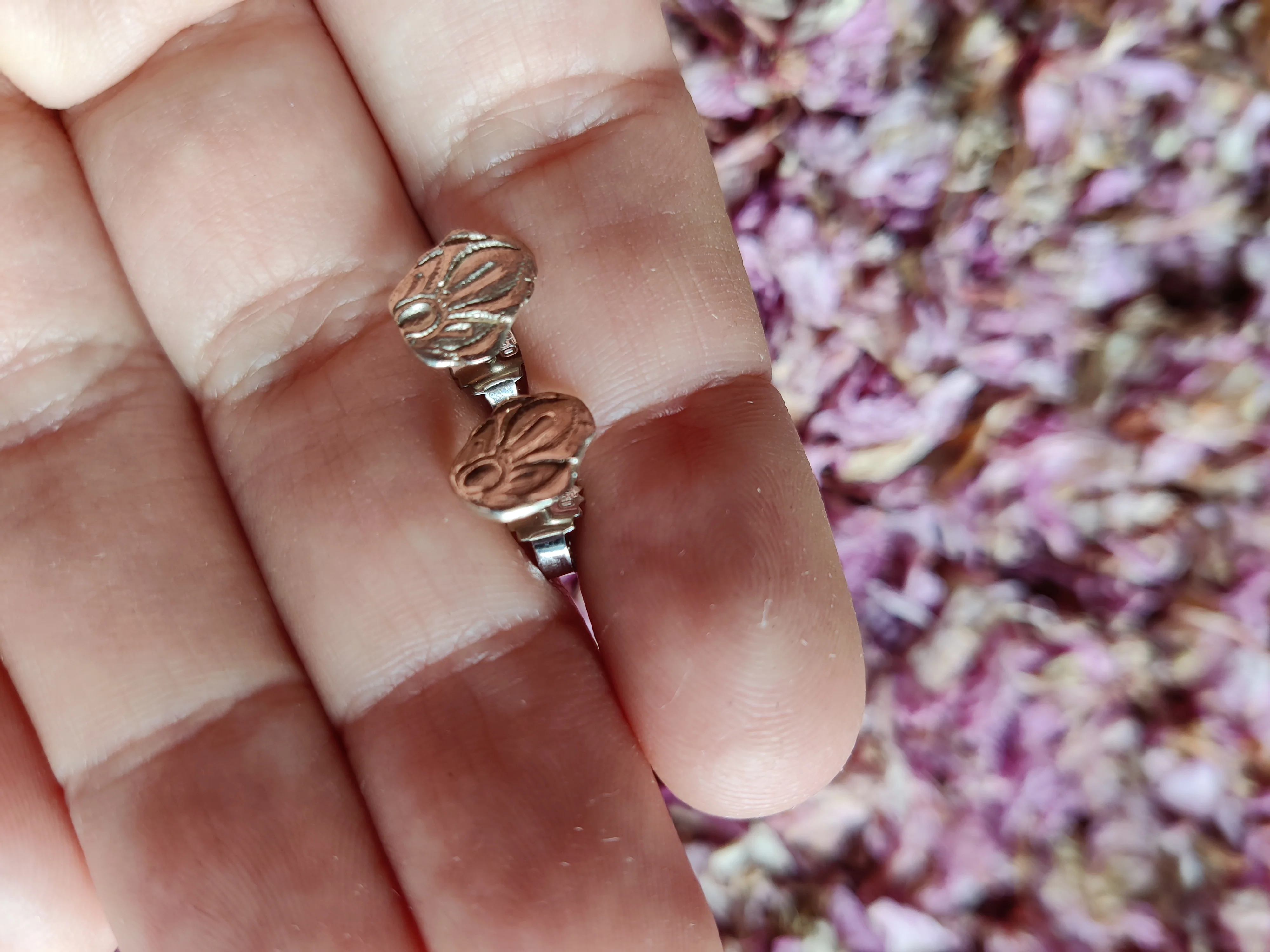 Oorbel in 18k wit goud: Yasmine