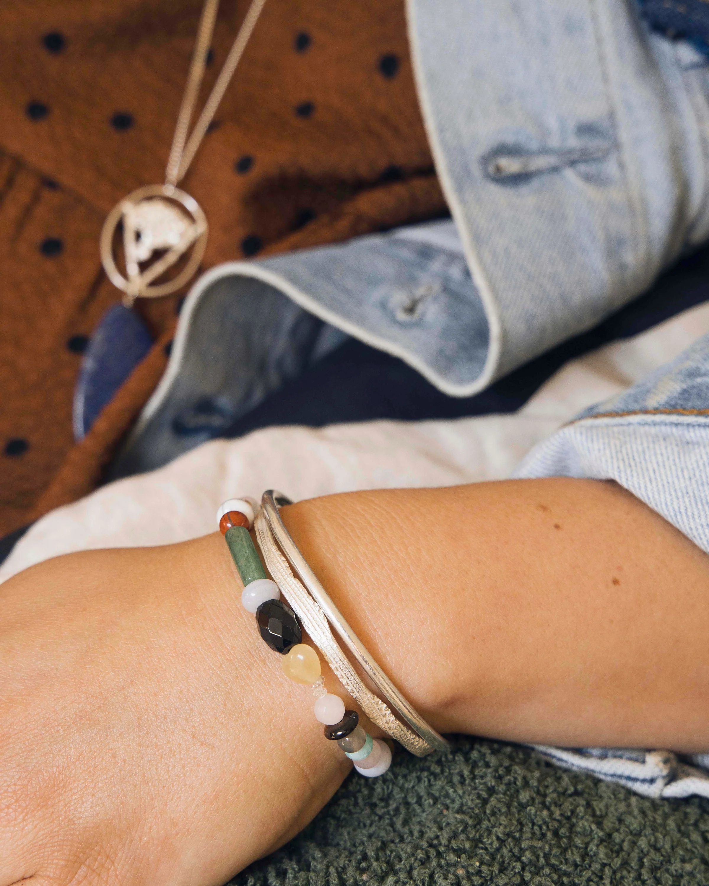 Armband in zilver : Ronde