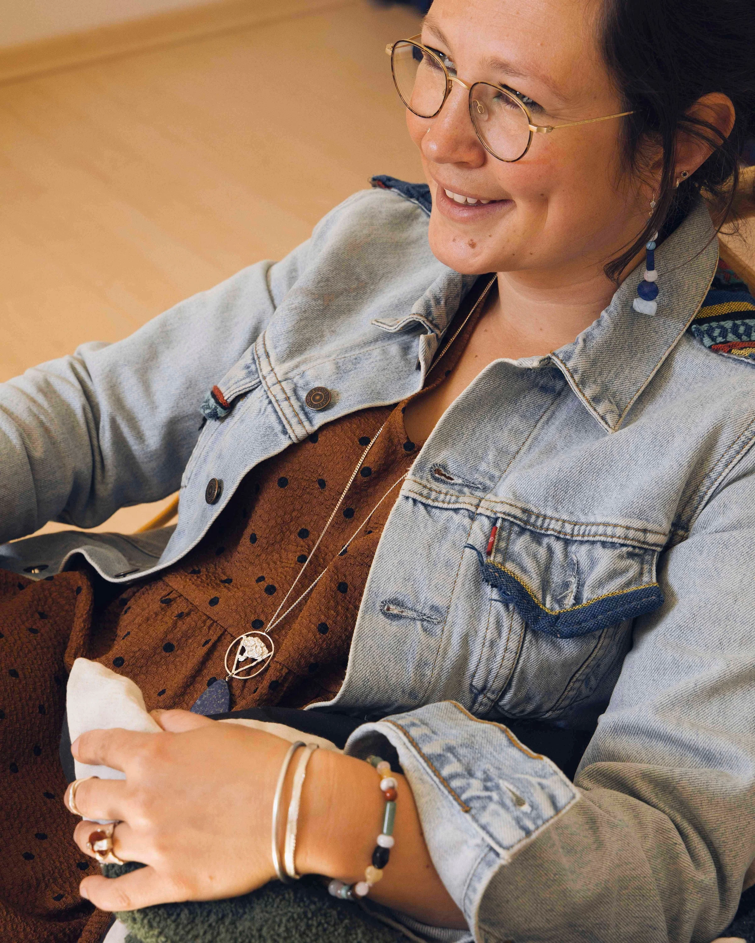 Armband in zilver : Ronde