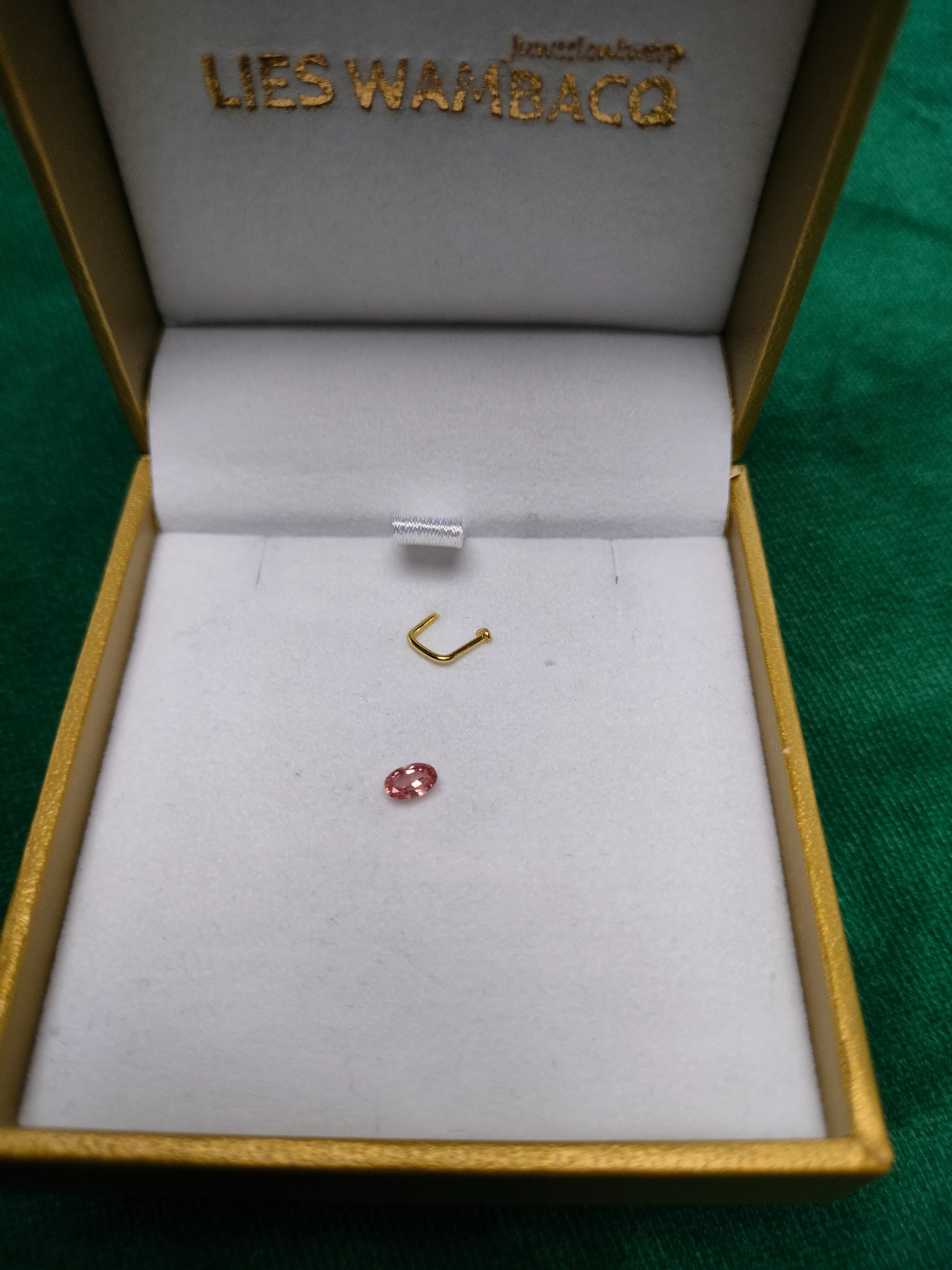 Licht roze saffier 0,32 ct