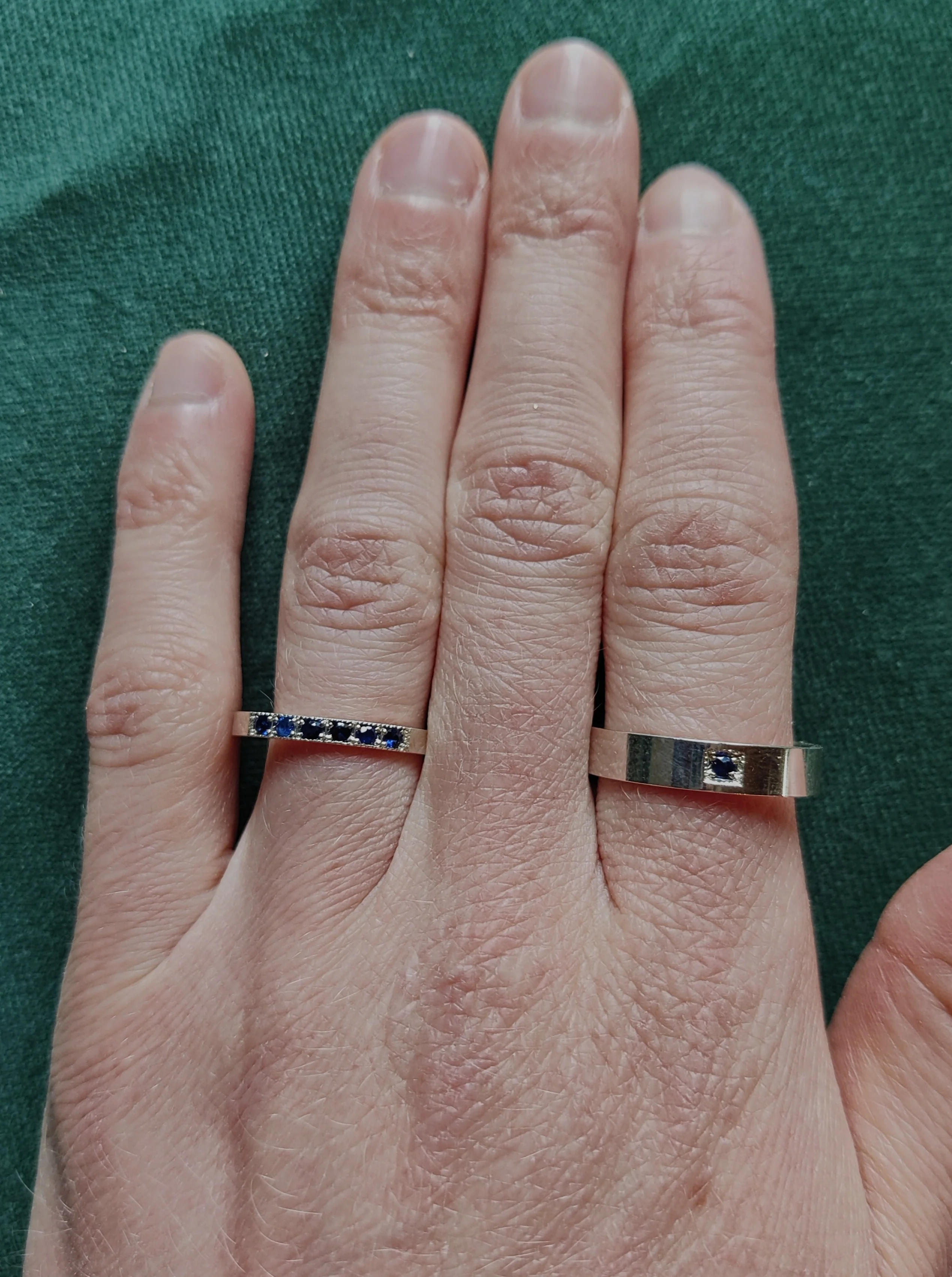 Trouwringen in platina- Dante en Béatrice