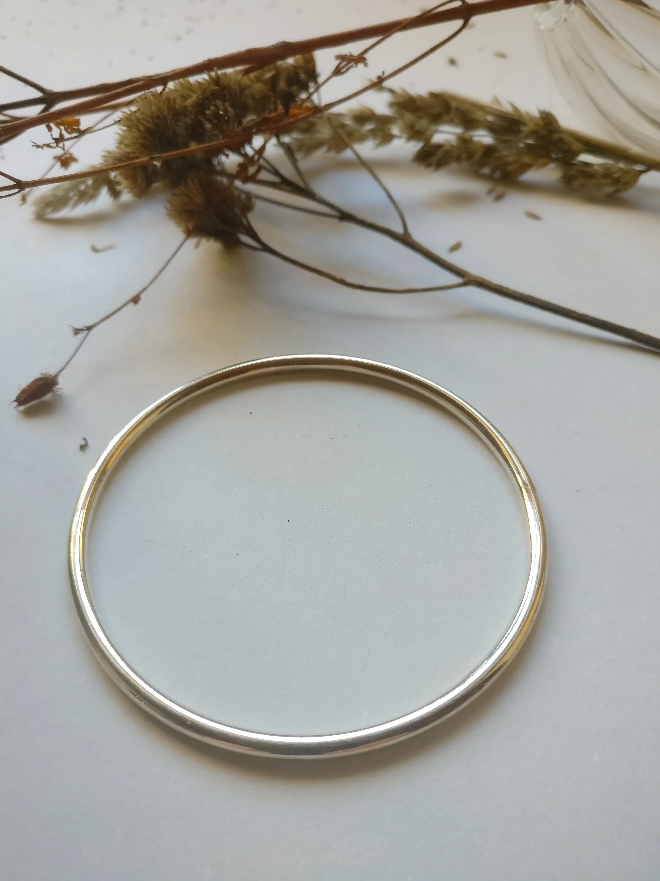 Armband in zilver : Ronde