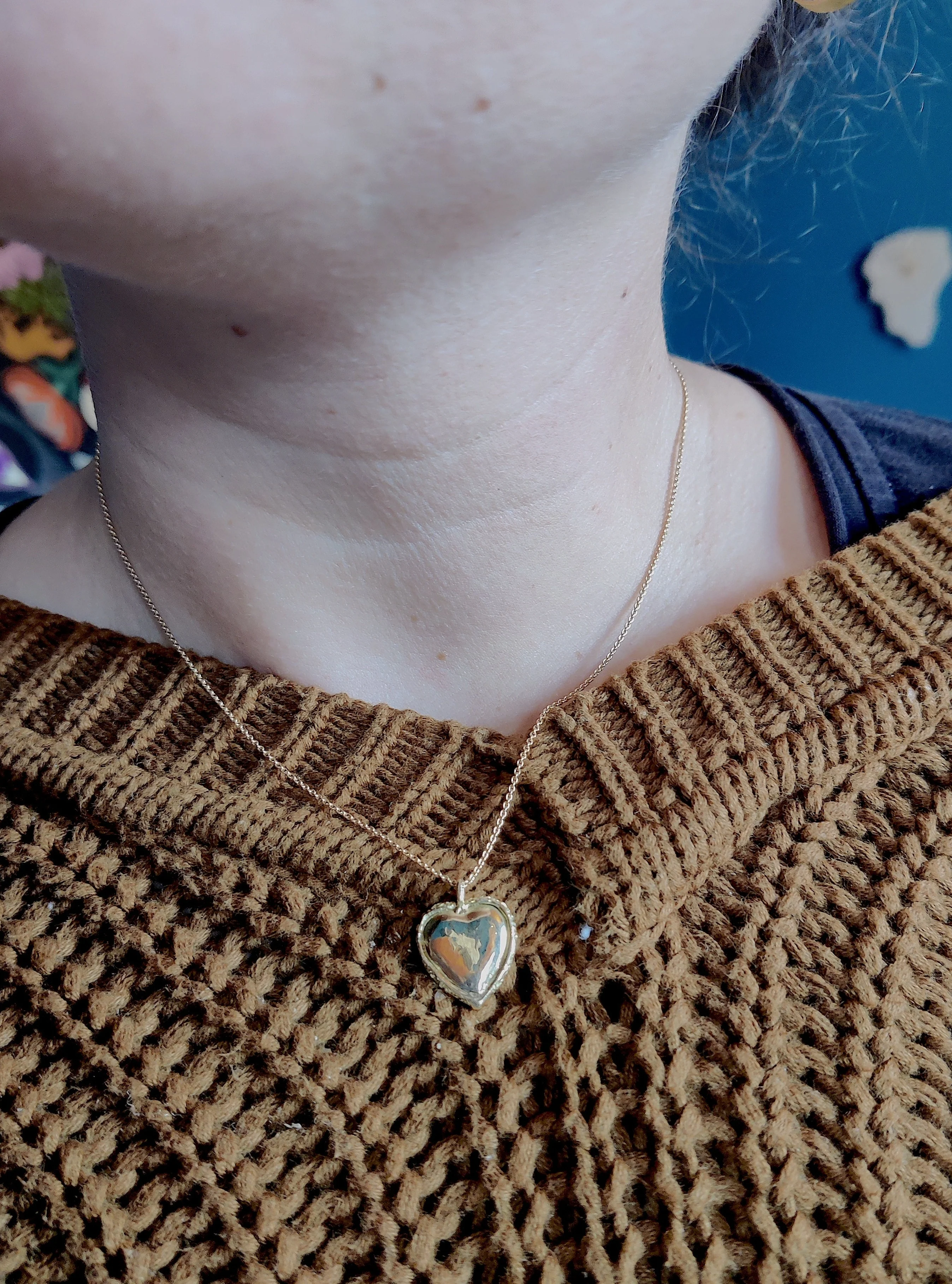 Hanger in goud: Heart of gold