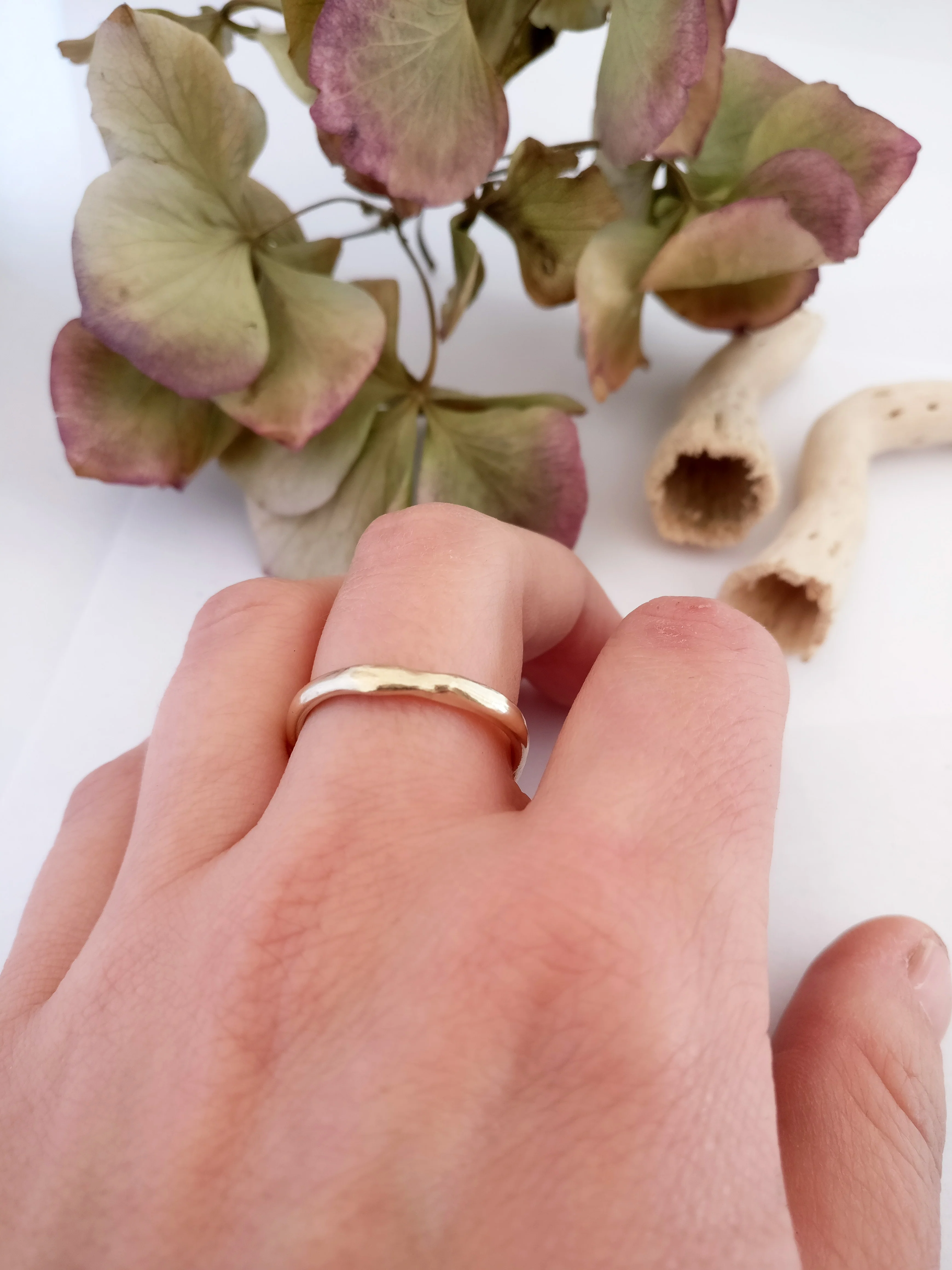 Trouwringen in 18k geel goud:Juan Antonio en Cristina