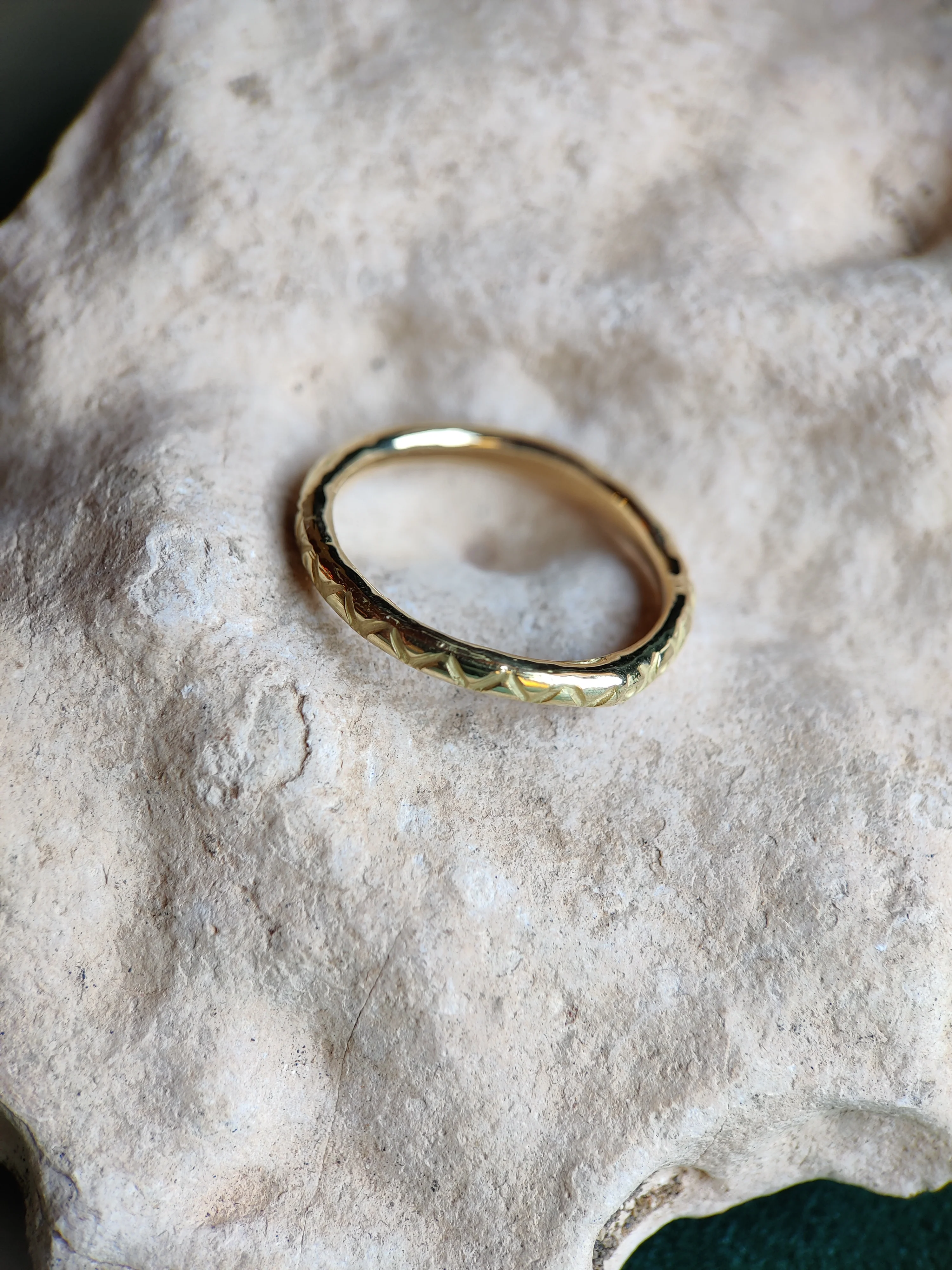 Ring in 18K geel goud: Sarah