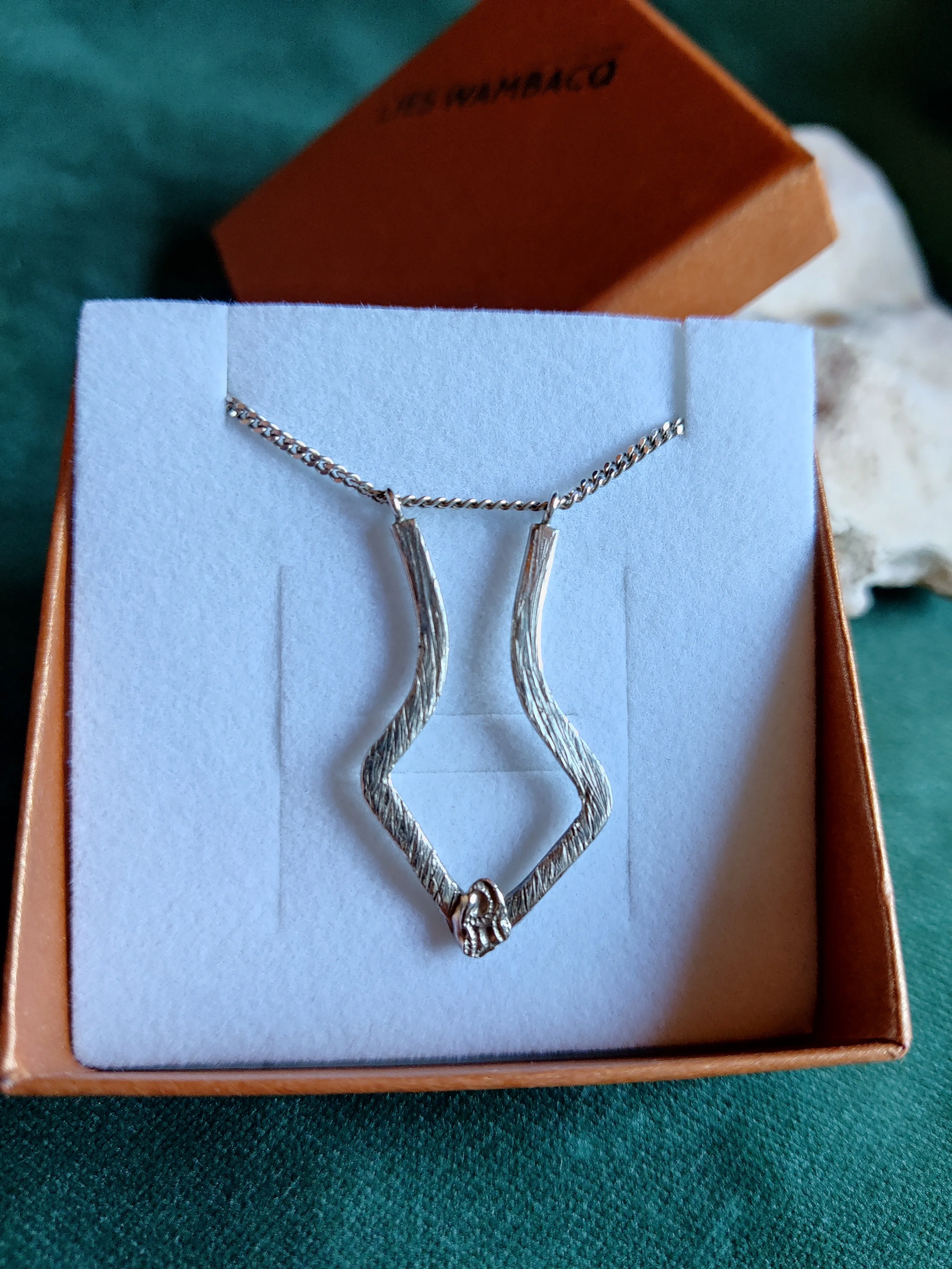 Ketting in zilver - Ring Keeper: Isch