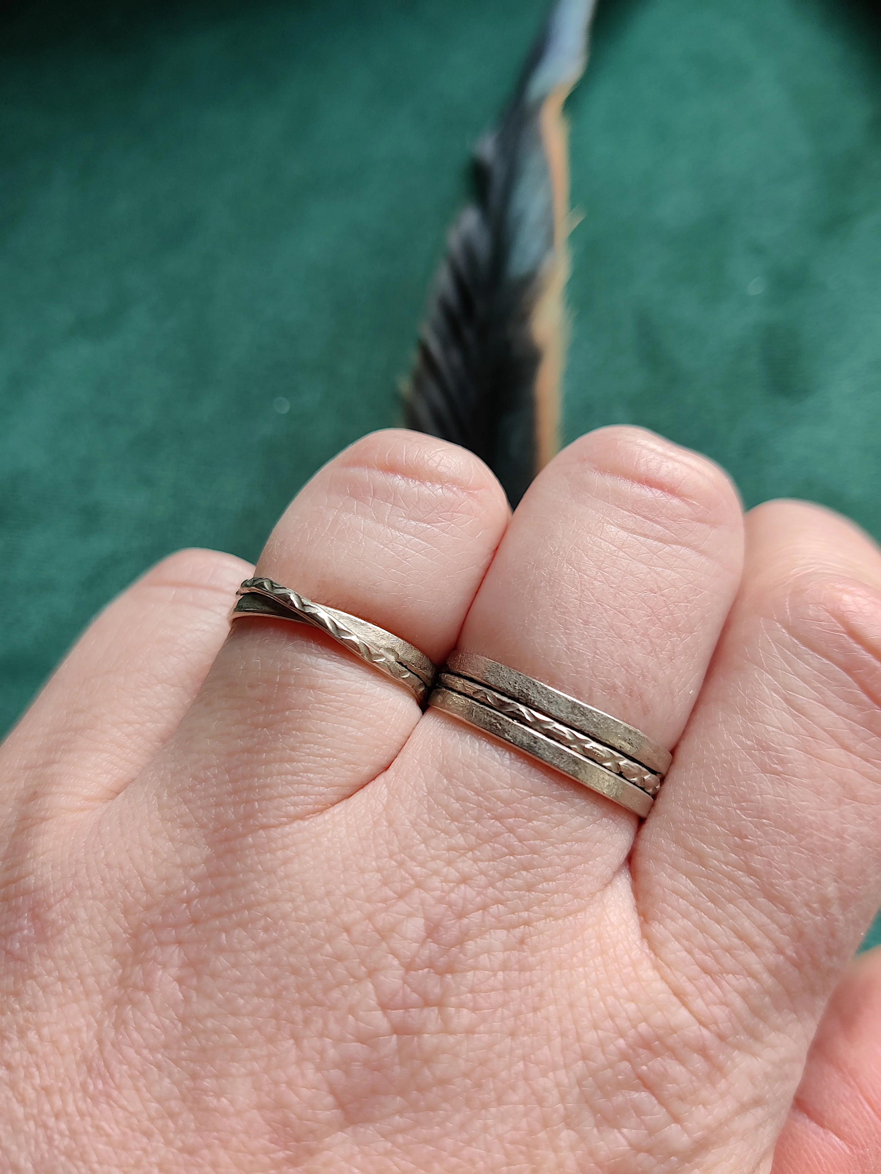 Trouwringen in 18k wit goud - Yasmine en Aladin