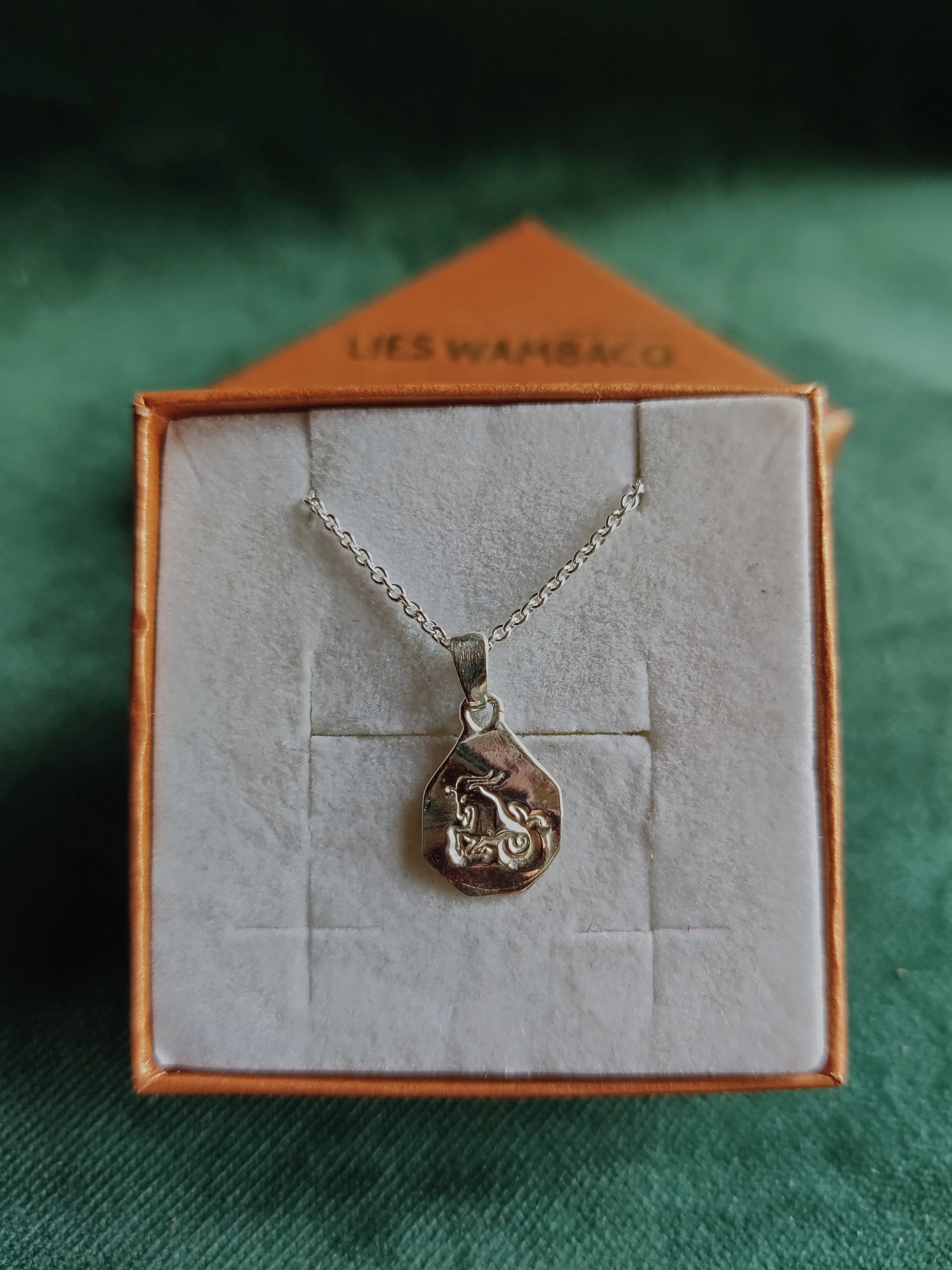 Ketting in zilver met sterrenbeeld - Steenbok