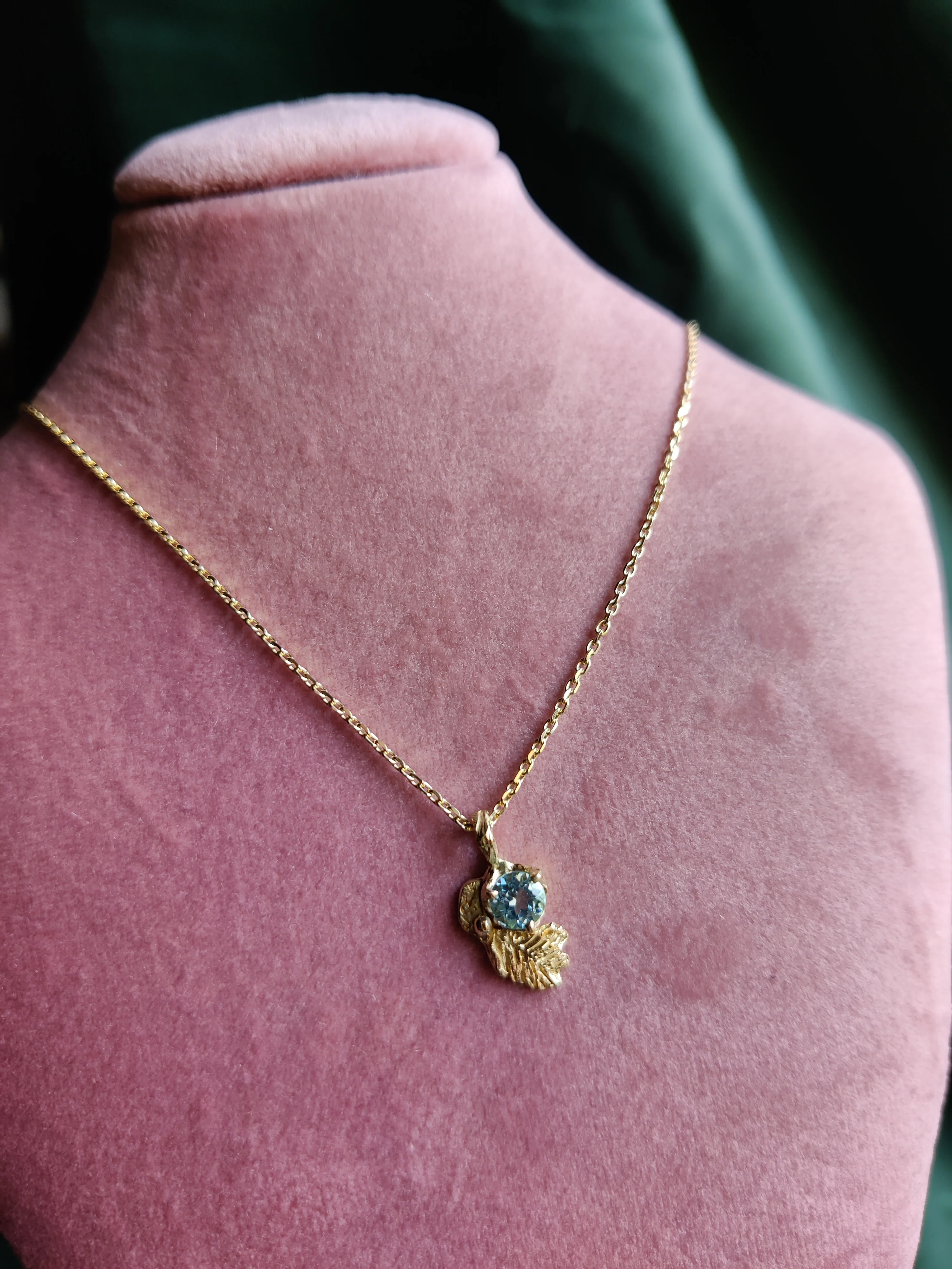 Hanger in 18k geel goud met topaas - Aria