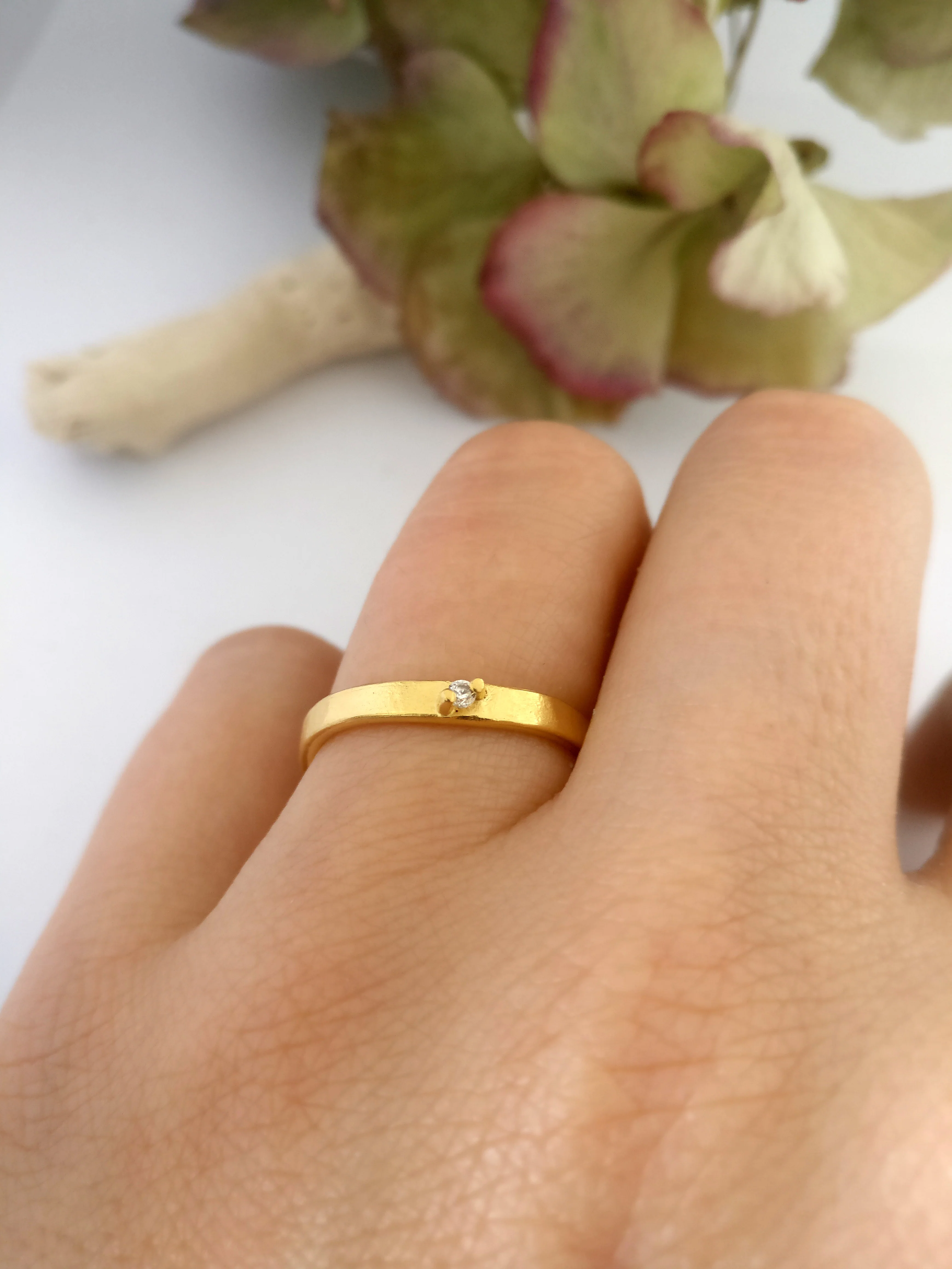 Trouwringen in 18k geel goud: Diego en Frida