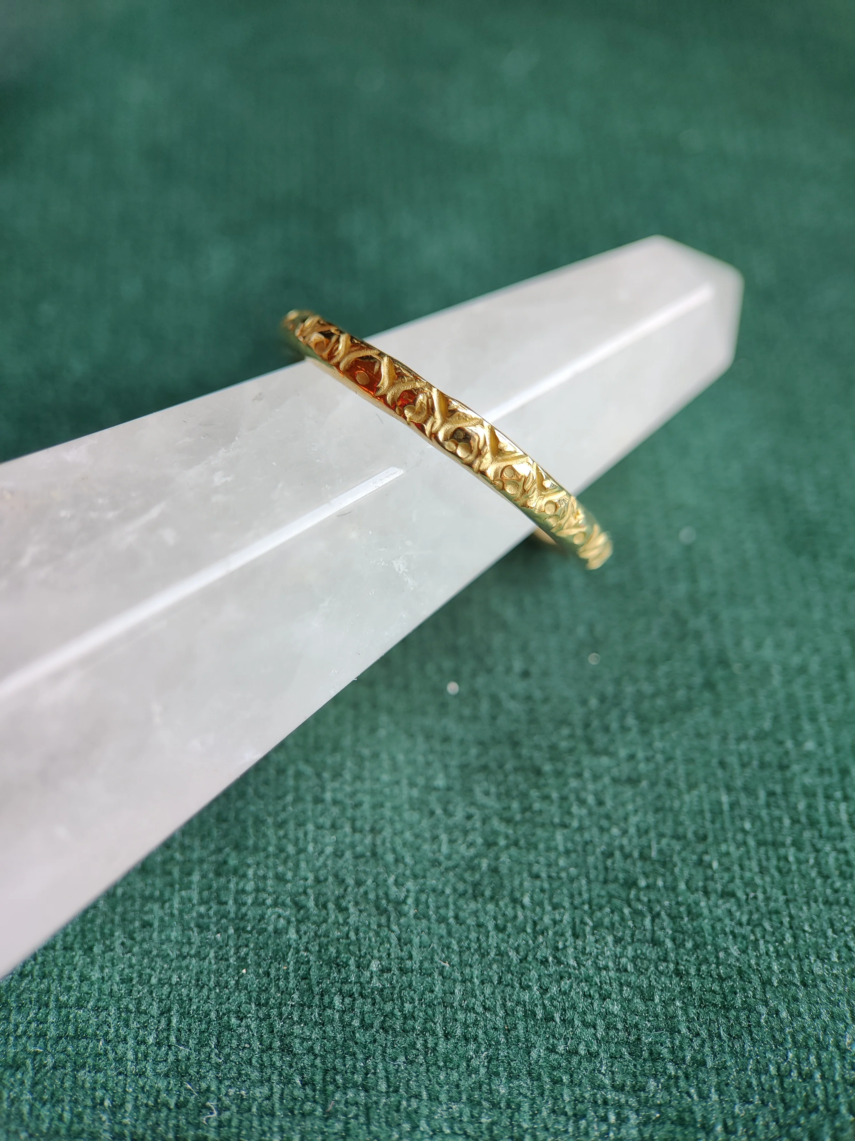 Ring in 18K geel goud: Sarah