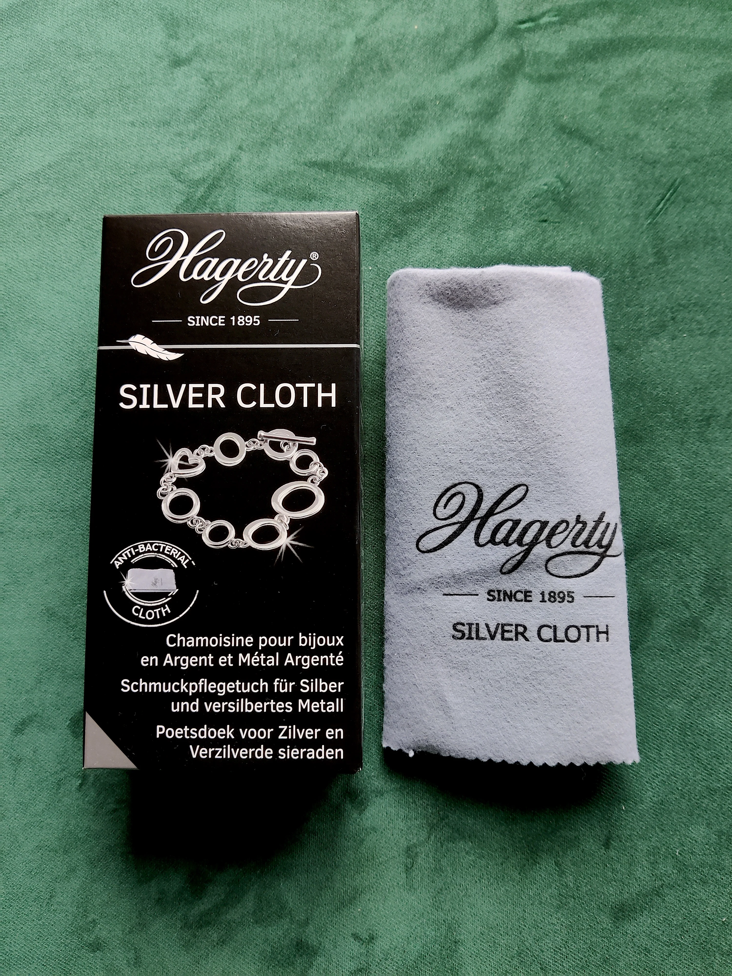 Poetsdoek voor zilveren juwelen